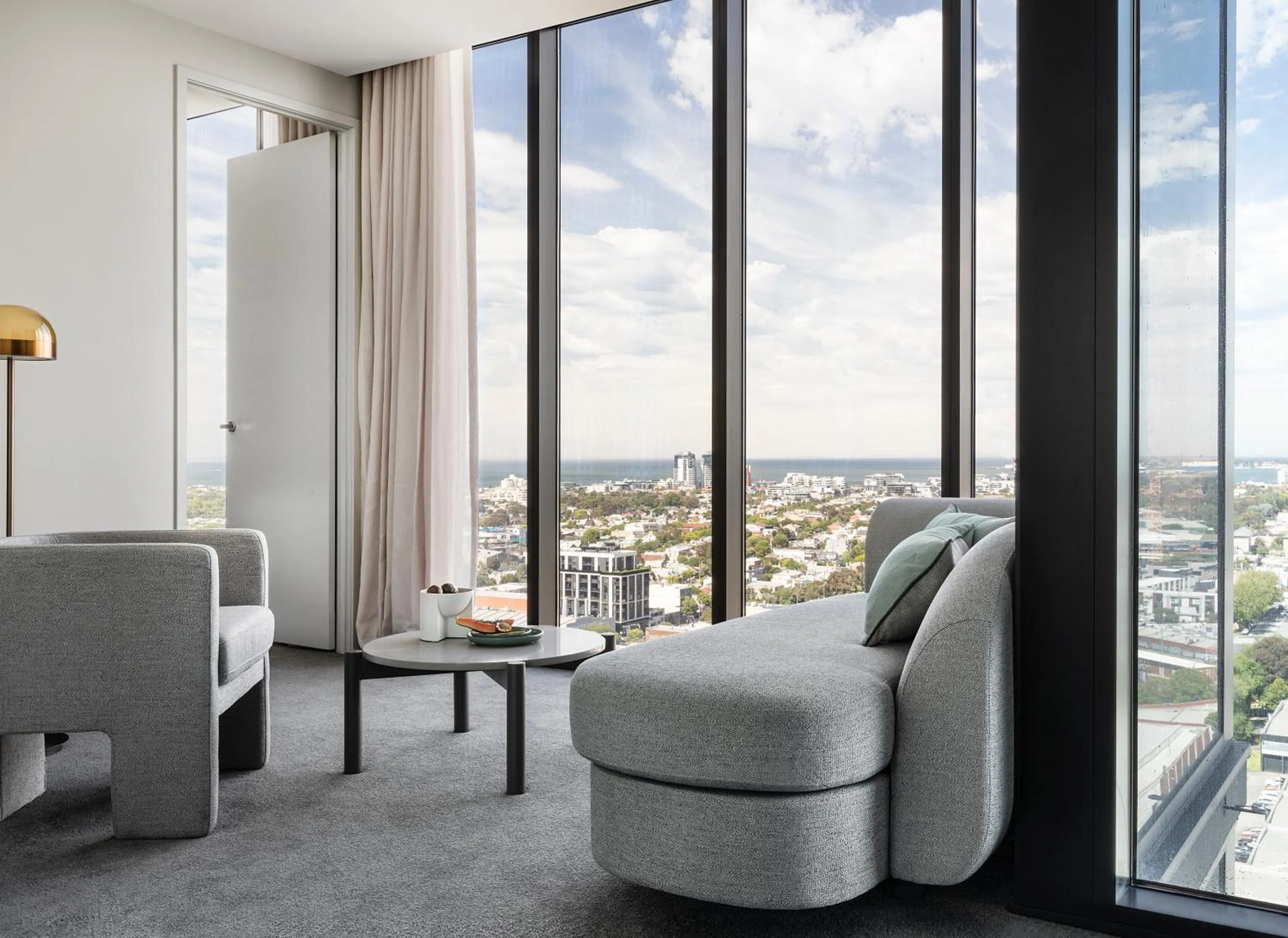 Living room in Oakwood Premier Melbourne