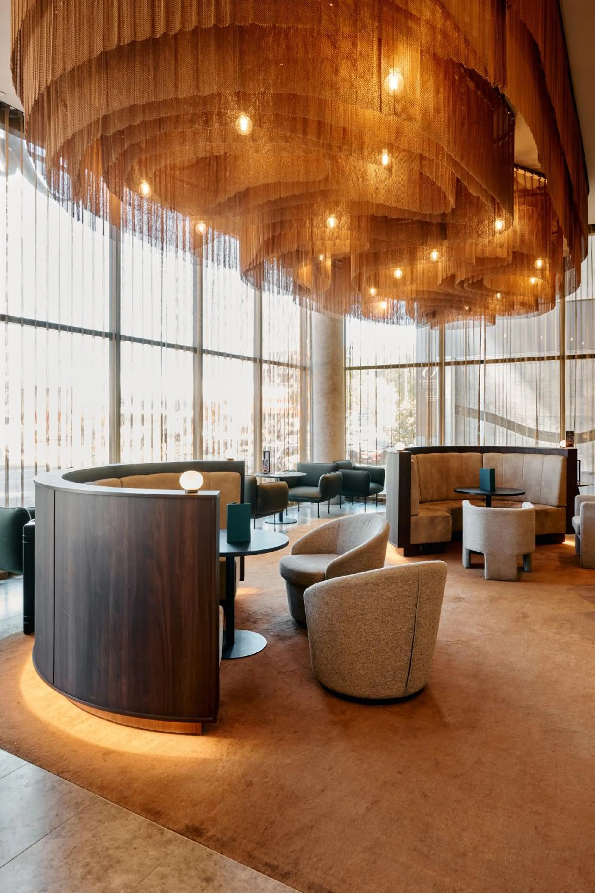 Lounge or bar in Oakwood Premier Melbourne