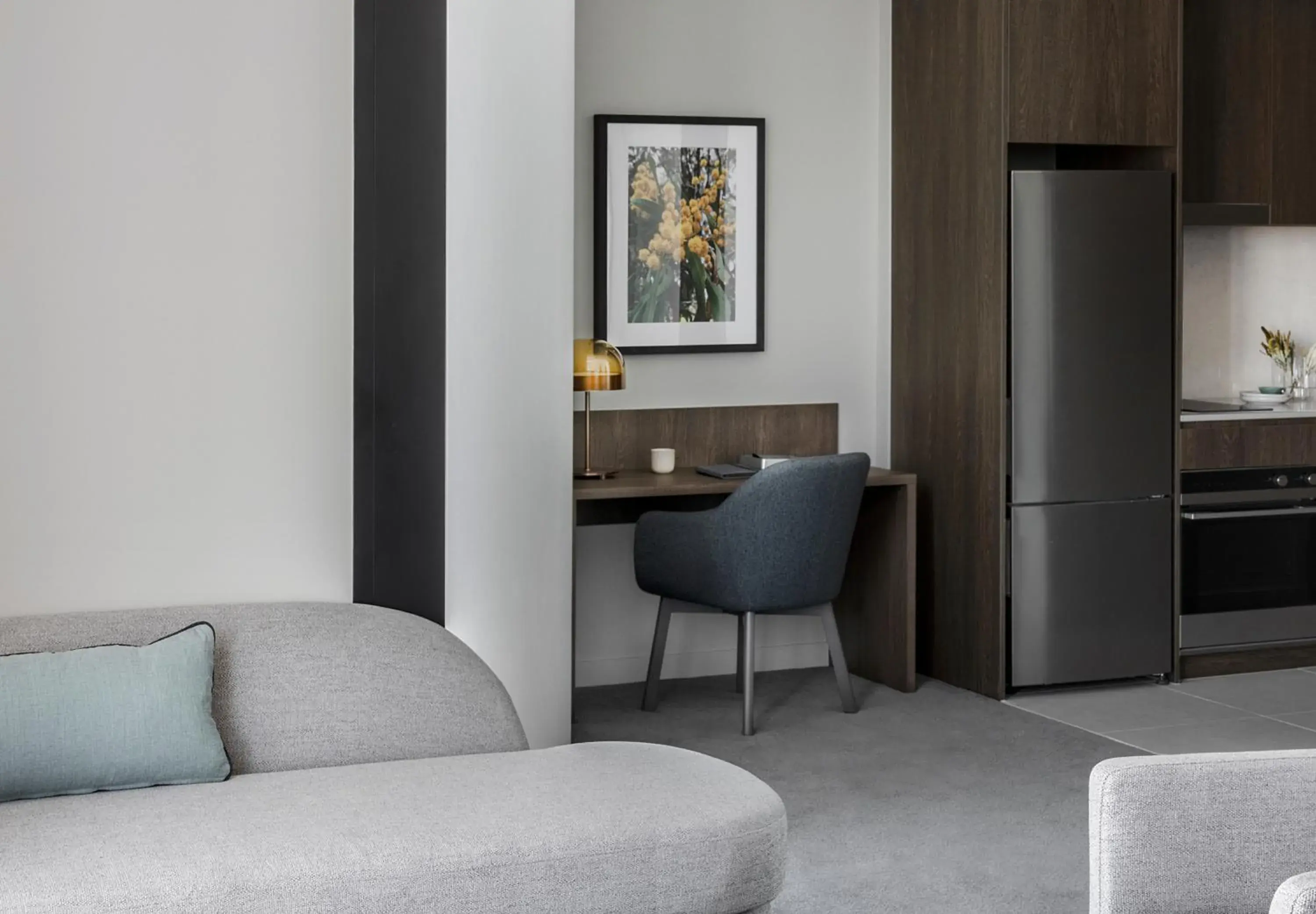 Living room in Oakwood Premier Melbourne Living room in Oakwood Premier Melbourne