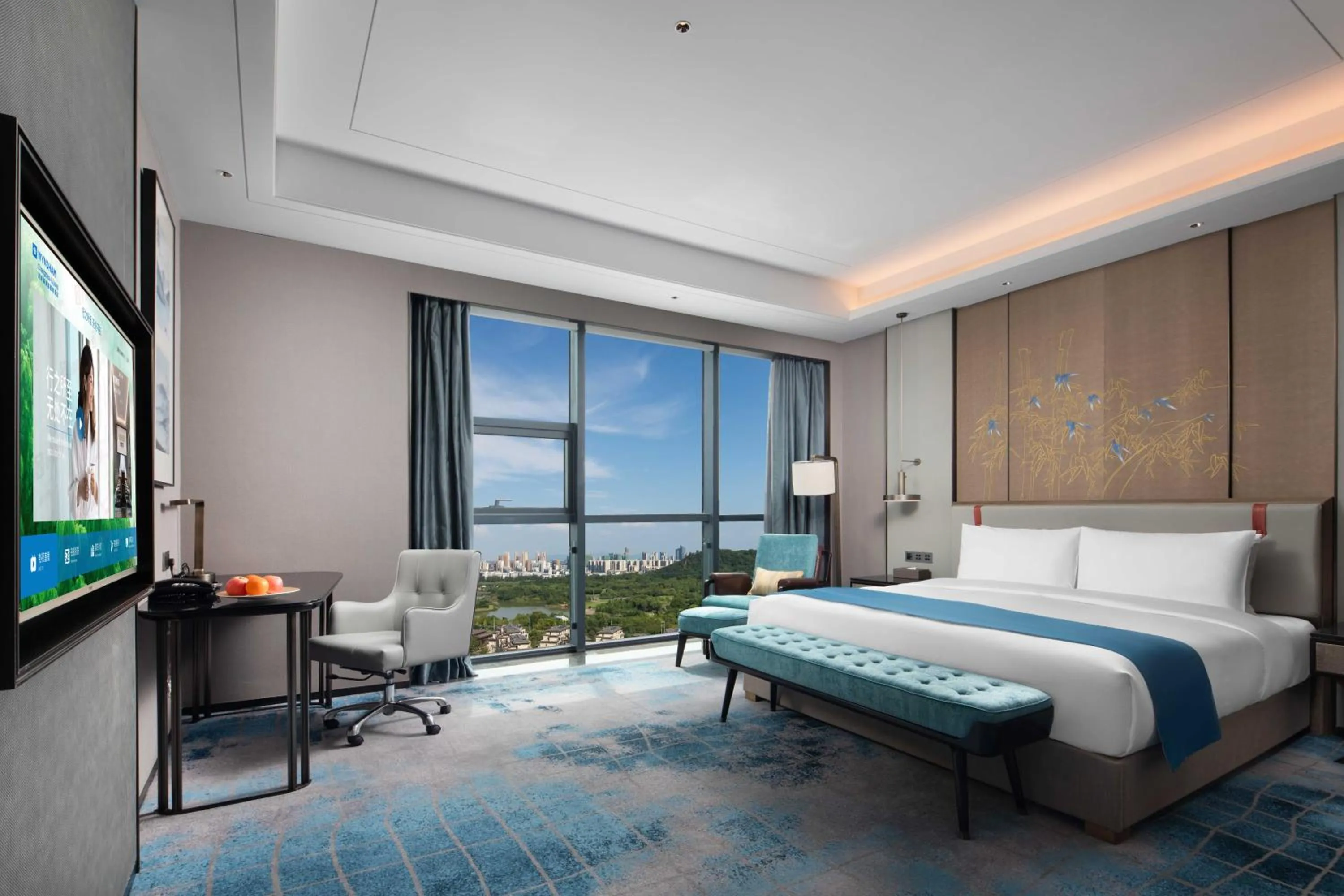 Bed in Wyndham Changzhou Liyang