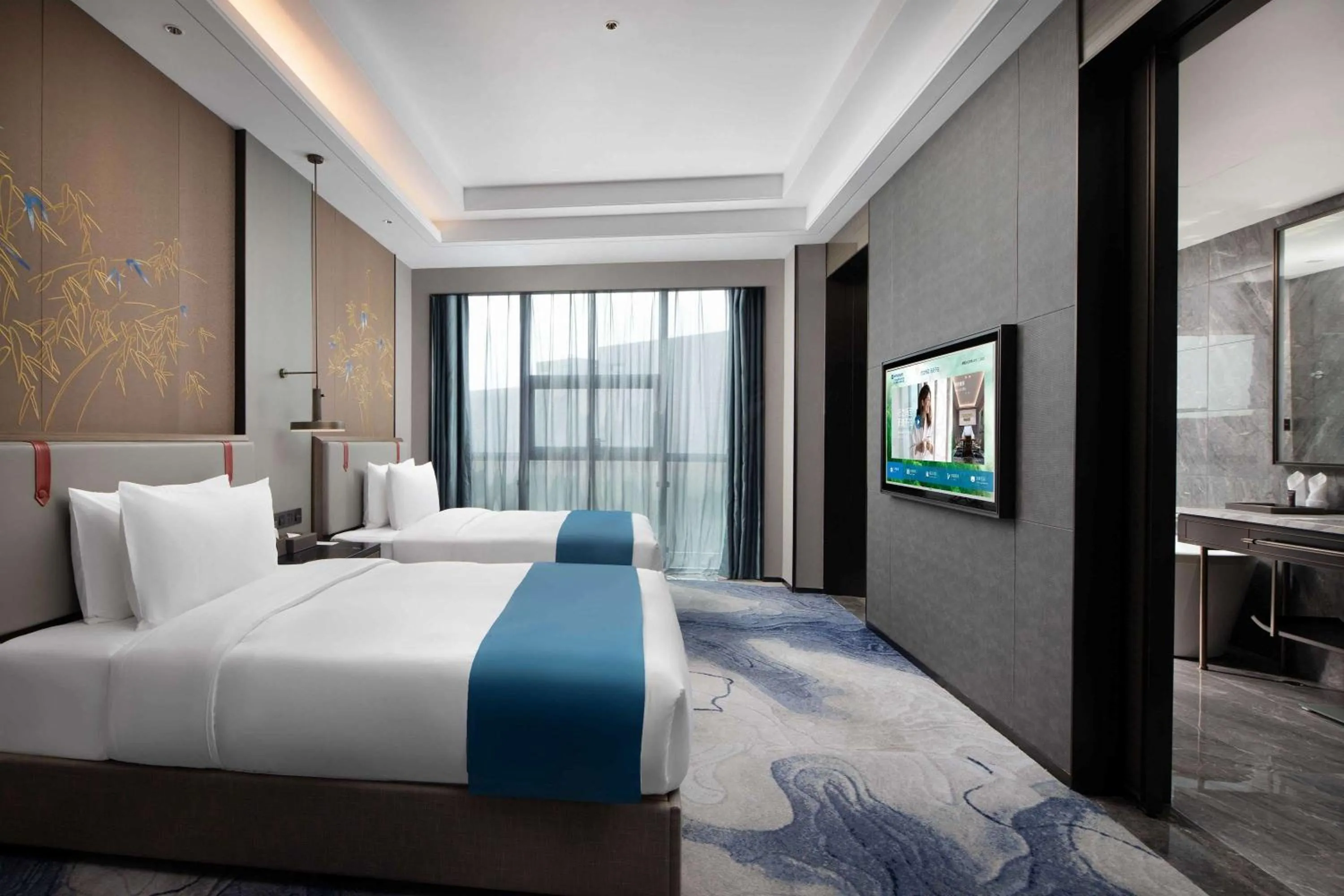 Photo of the whole room, Bed in Wyndham Changzhou Liyang