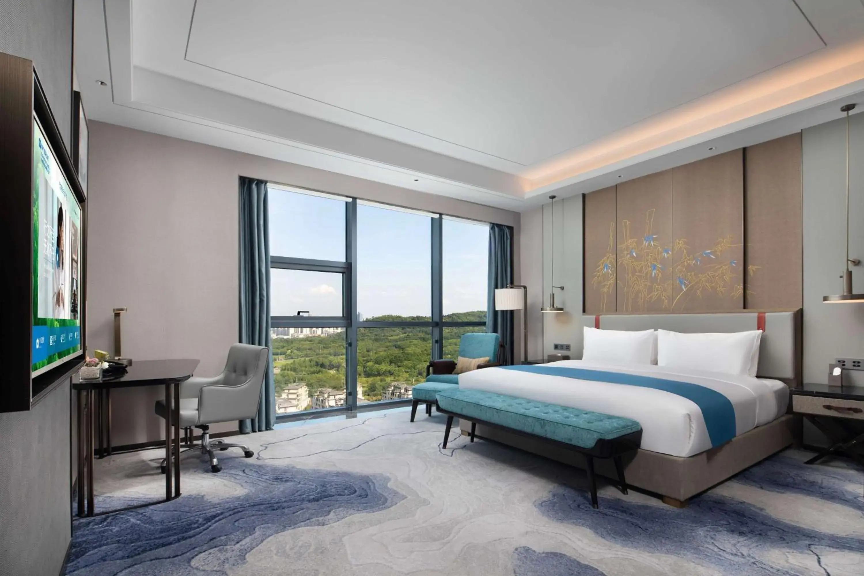 Photo of the whole room, Bed in Wyndham Changzhou Liyang Photo of the whole room, Bed in Wyndham Changzhou Liyang