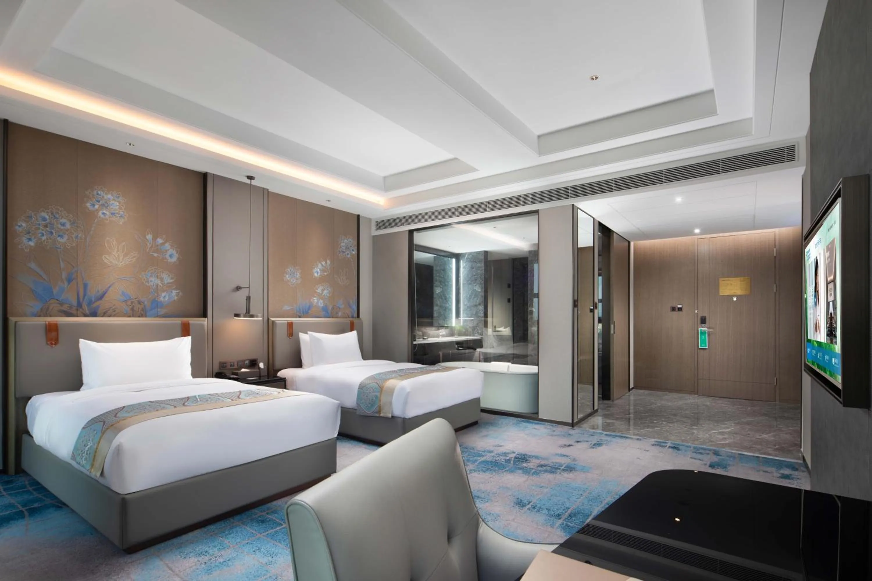 Bed in Wyndham Changzhou Liyang