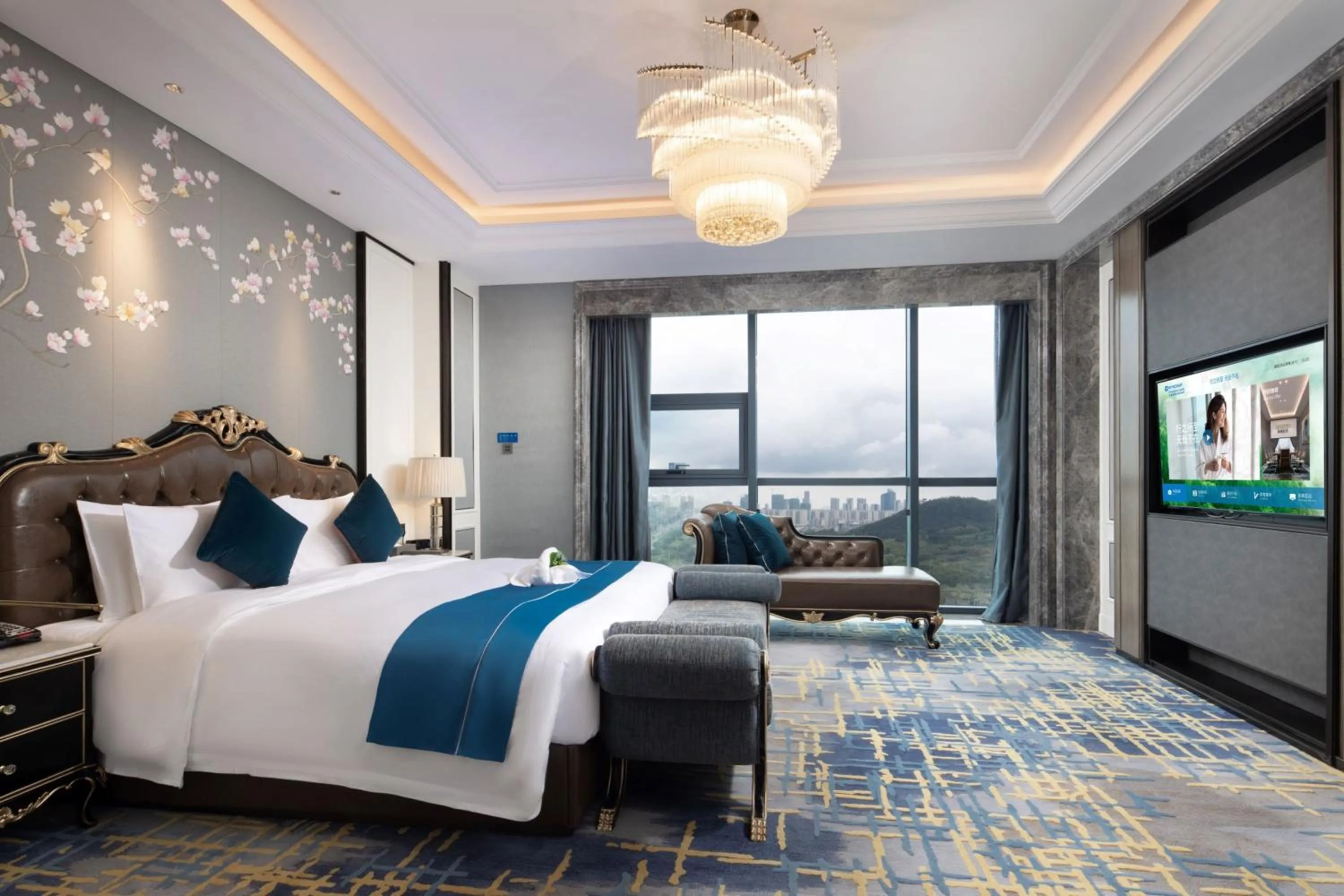Bed in Wyndham Changzhou Liyang