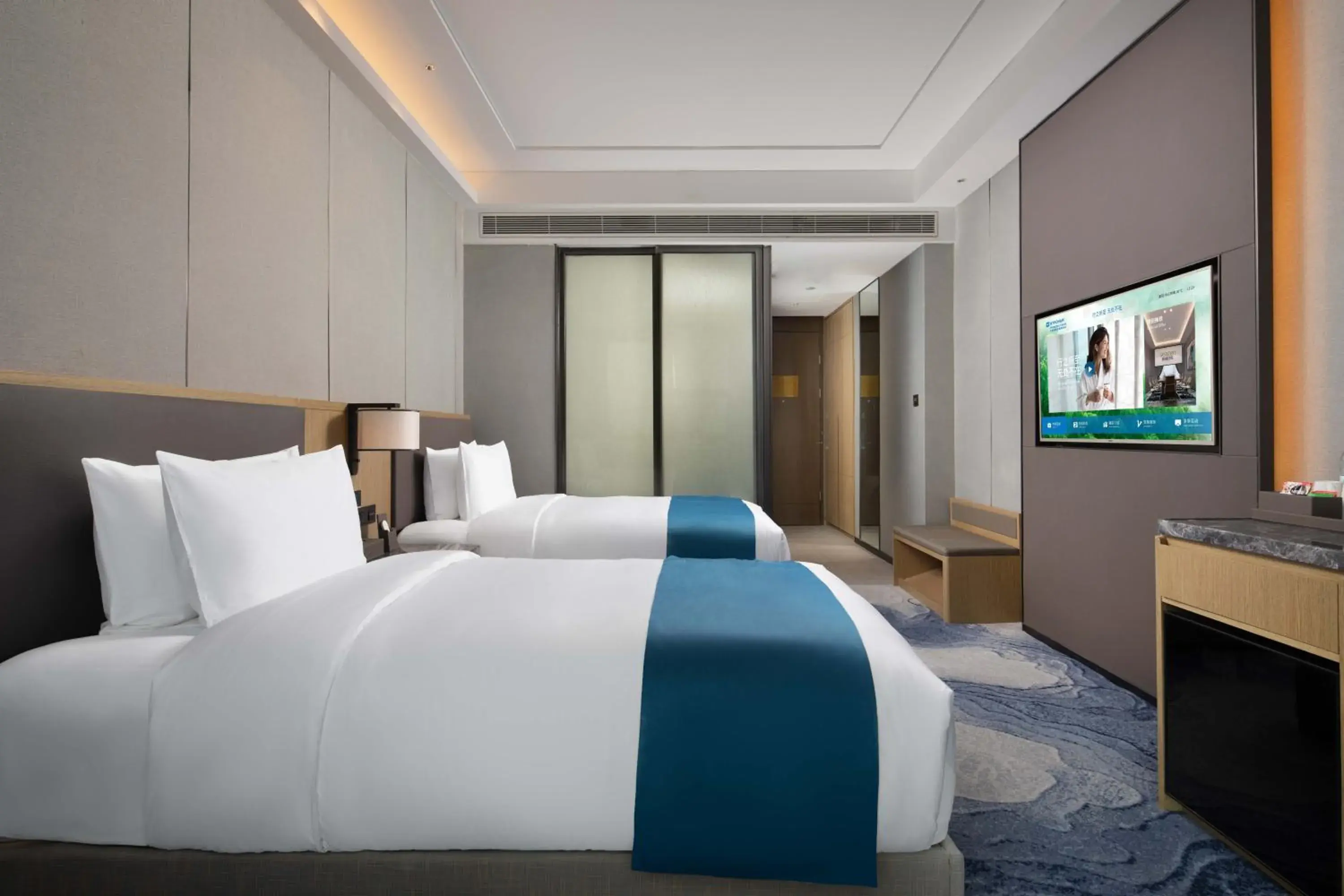 Comfortable 2 Twin Beds Room in Wyndham Changzhou Liyang Comfortable 2 Twin Beds Room in Wyndham Changzhou Liyang