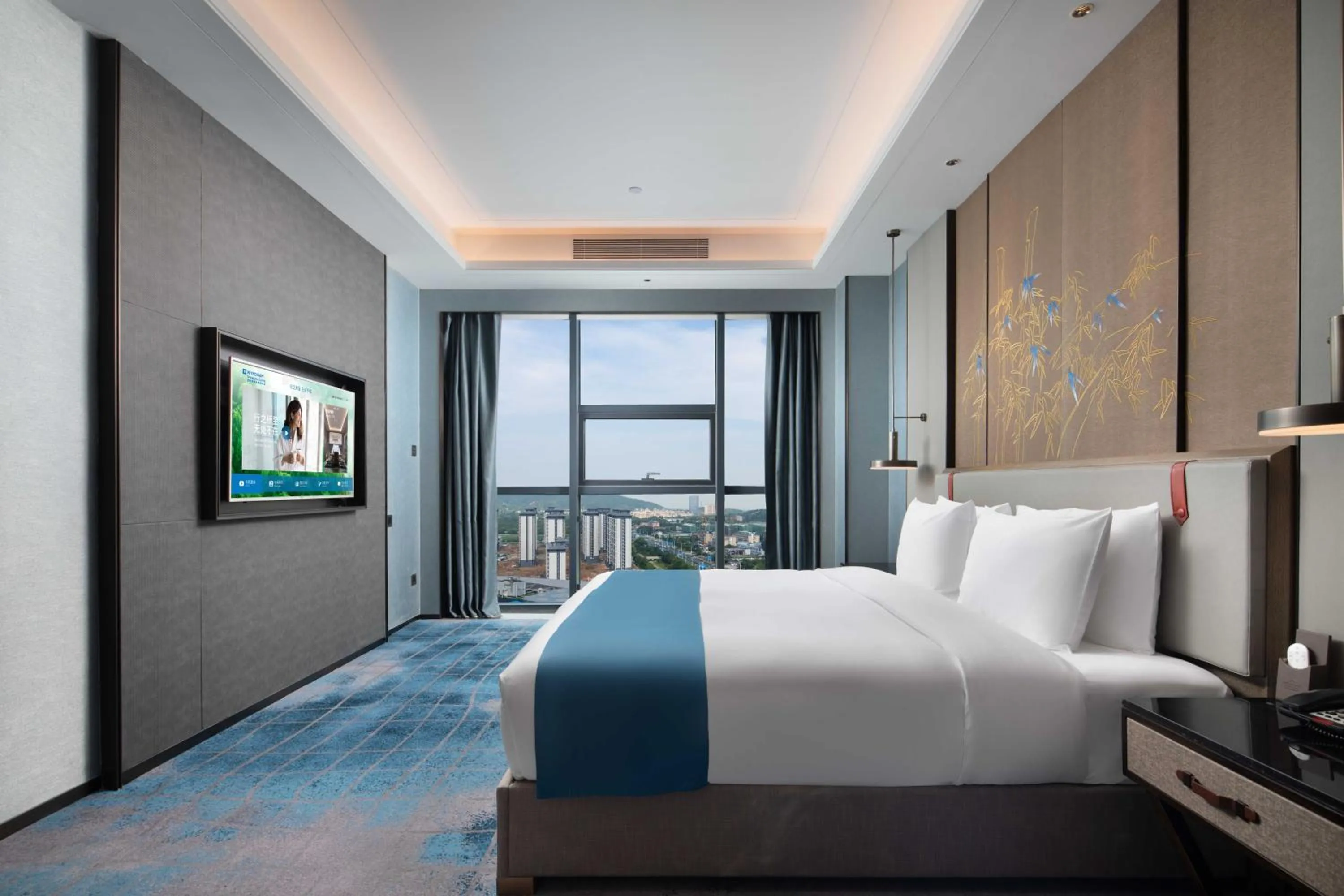 Bed in Wyndham Changzhou Liyang
