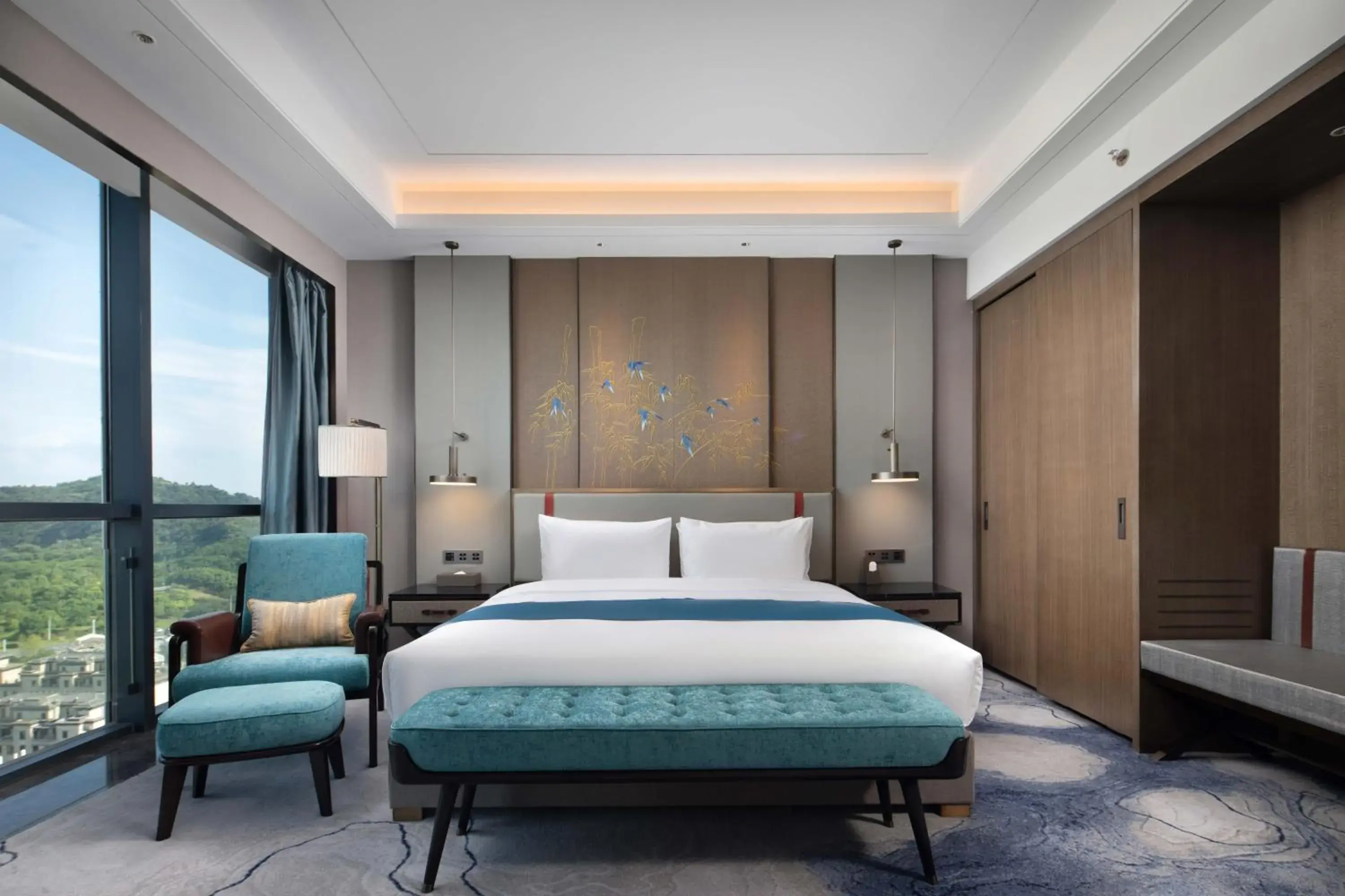 Executive City View 1 King Bed Room in Wyndham Changzhou Liyang Executive City View 1 King Bed Room in Wyndham Changzhou Liyang
