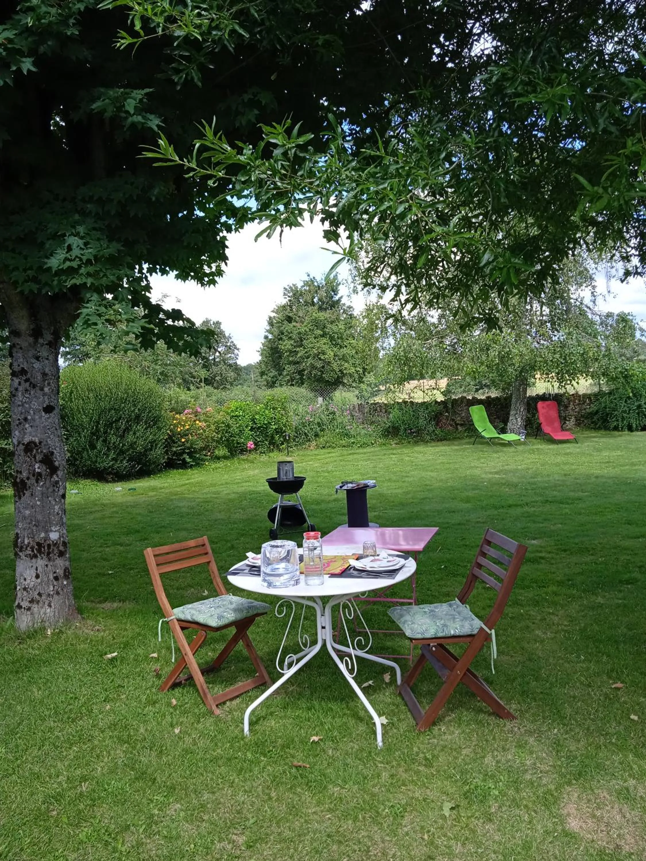 BBQ facilities in La Lisière du Morvan