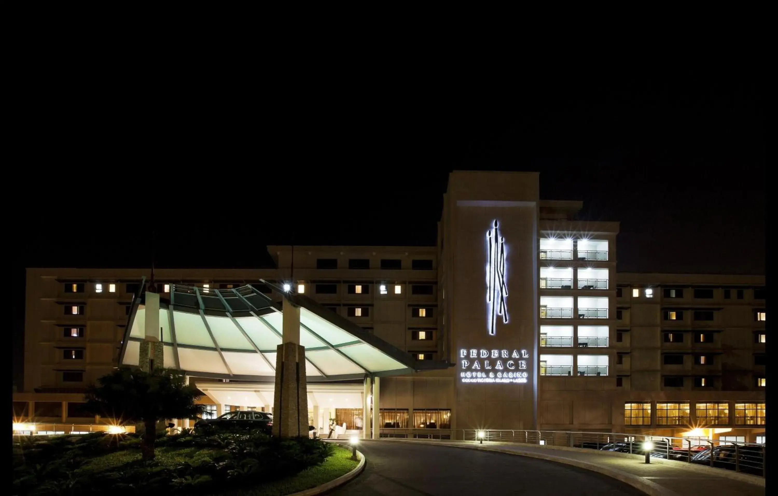 Facade/entrance in The Federal Palace Hotel and Casino Facade/entrance in The Federal Palace Hotel and Casino