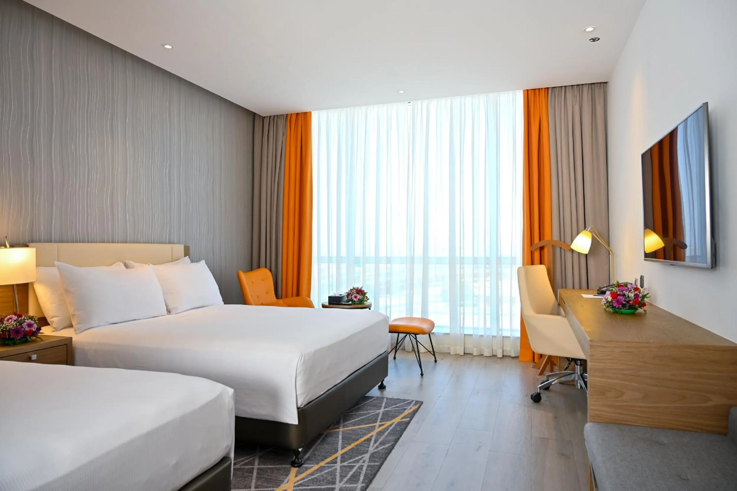 Bed in Clarion Hotel Jeddah Airport