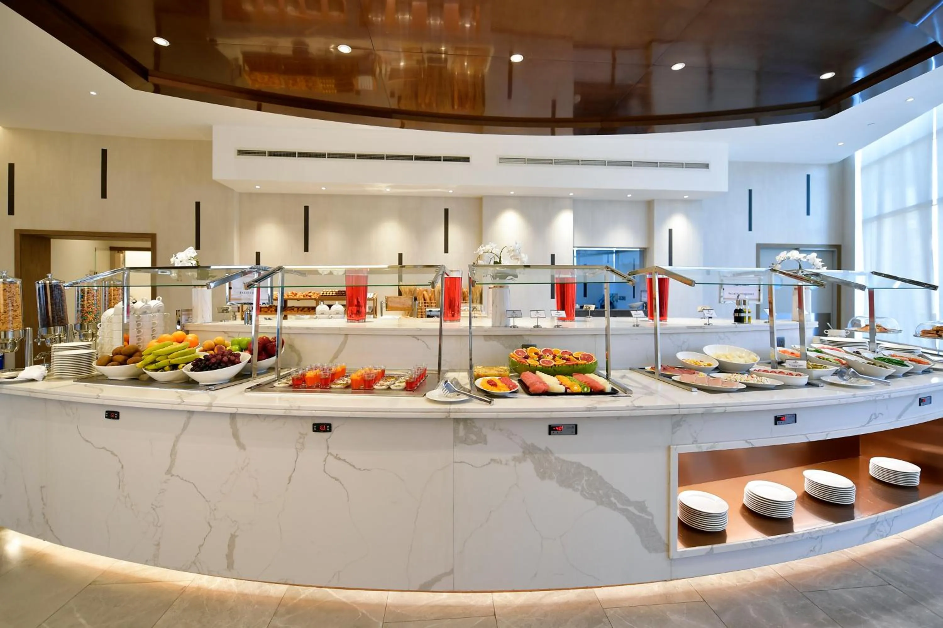 Buffet breakfast in Clarion Hotel Jeddah Airport