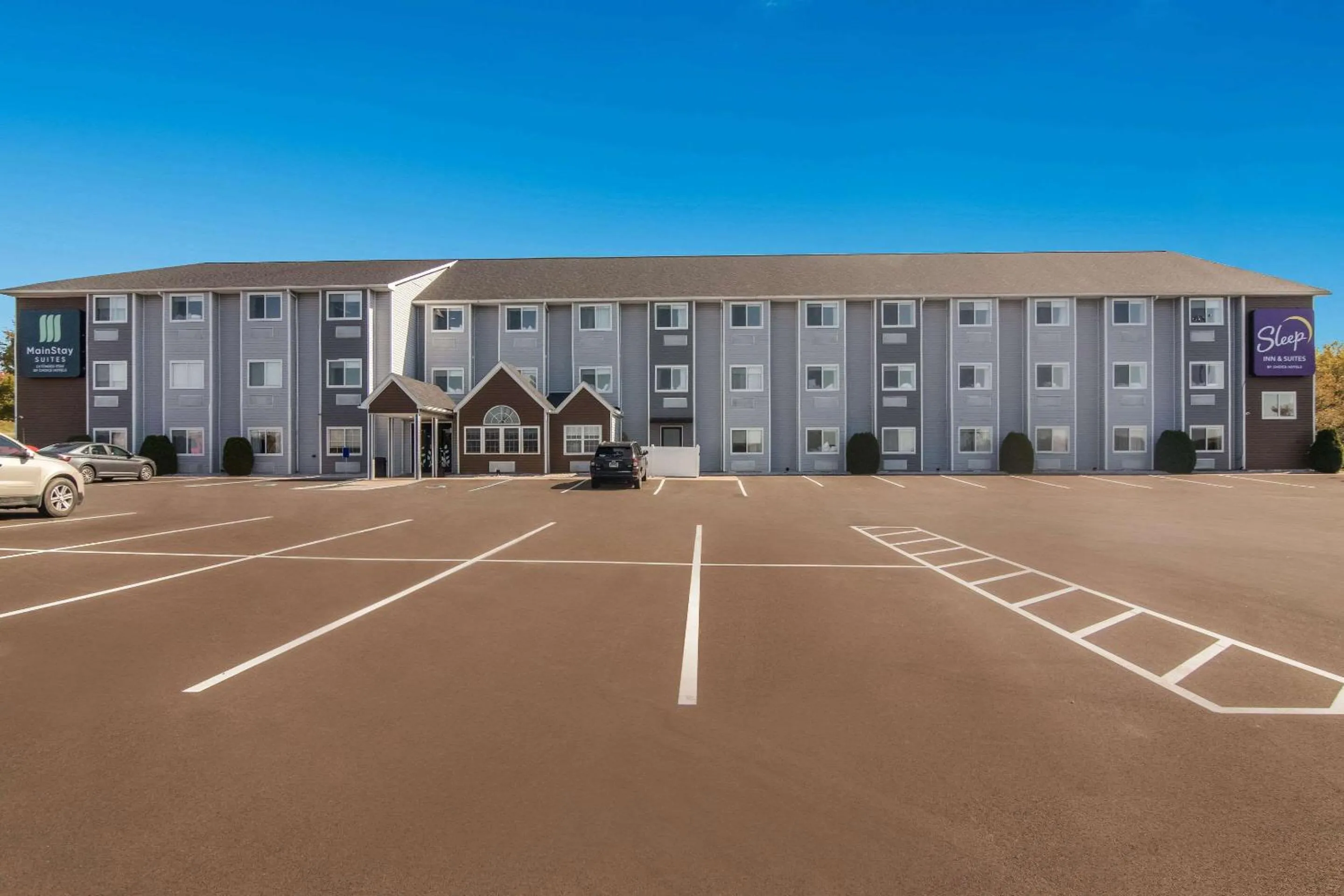 Property building in MainStay Suites Clarion, PA near I-80