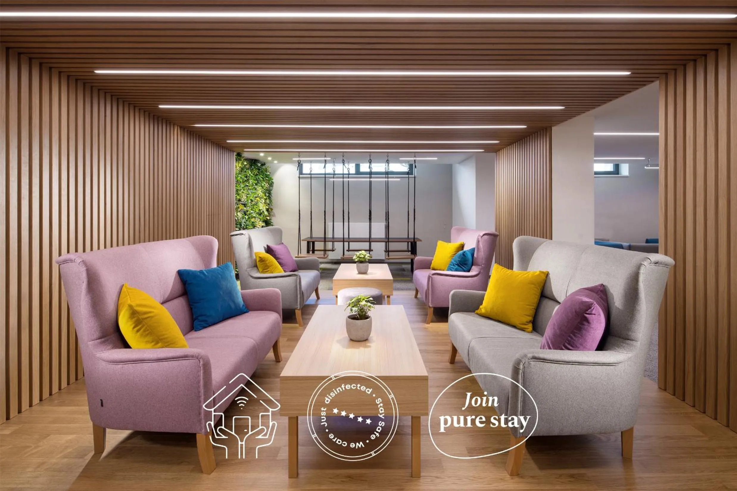 Seating area in Comfort Hotel Prague City