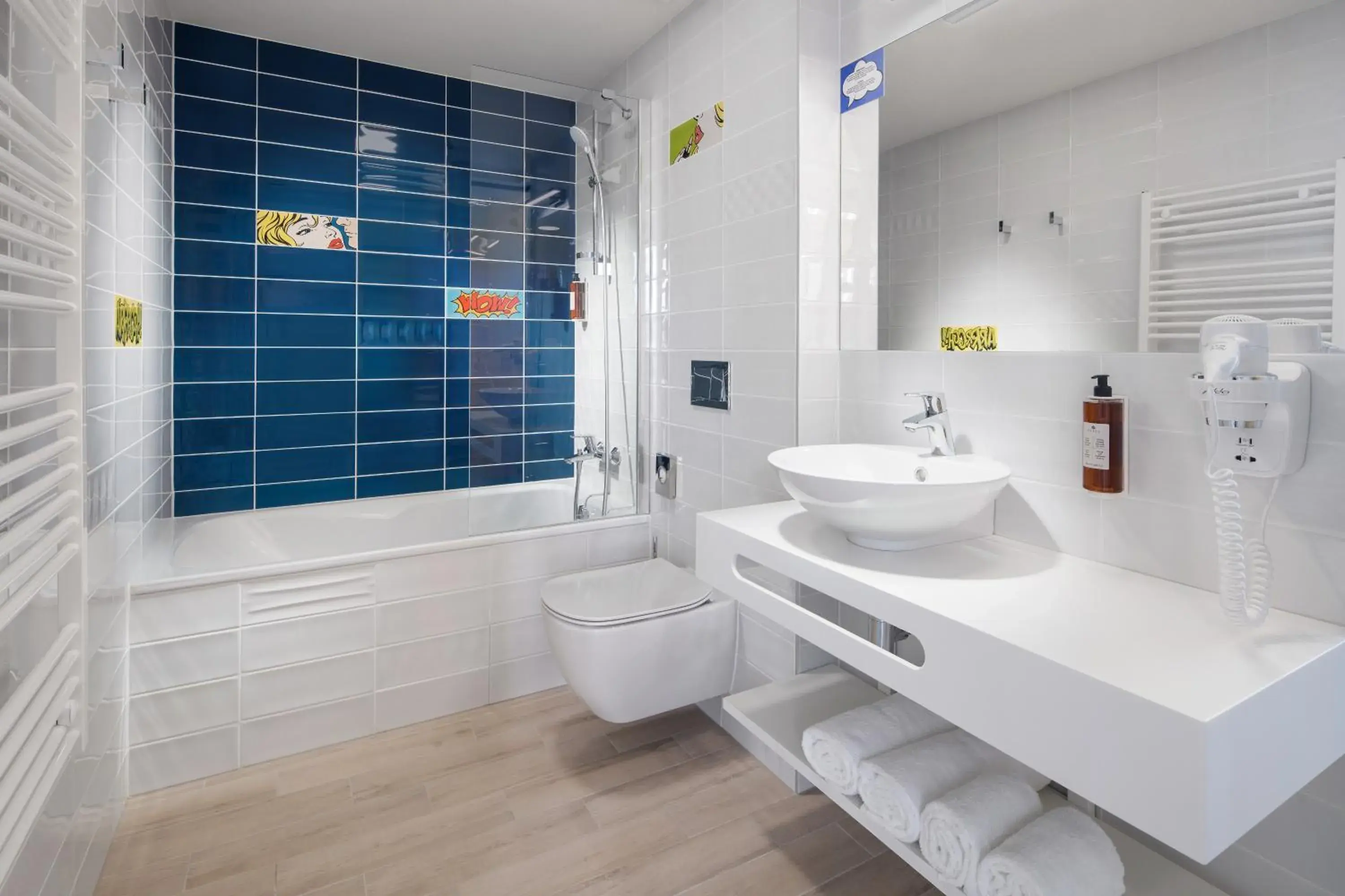 Bathroom in Comfort Hotel Prague City Bathroom in Comfort Hotel Prague City