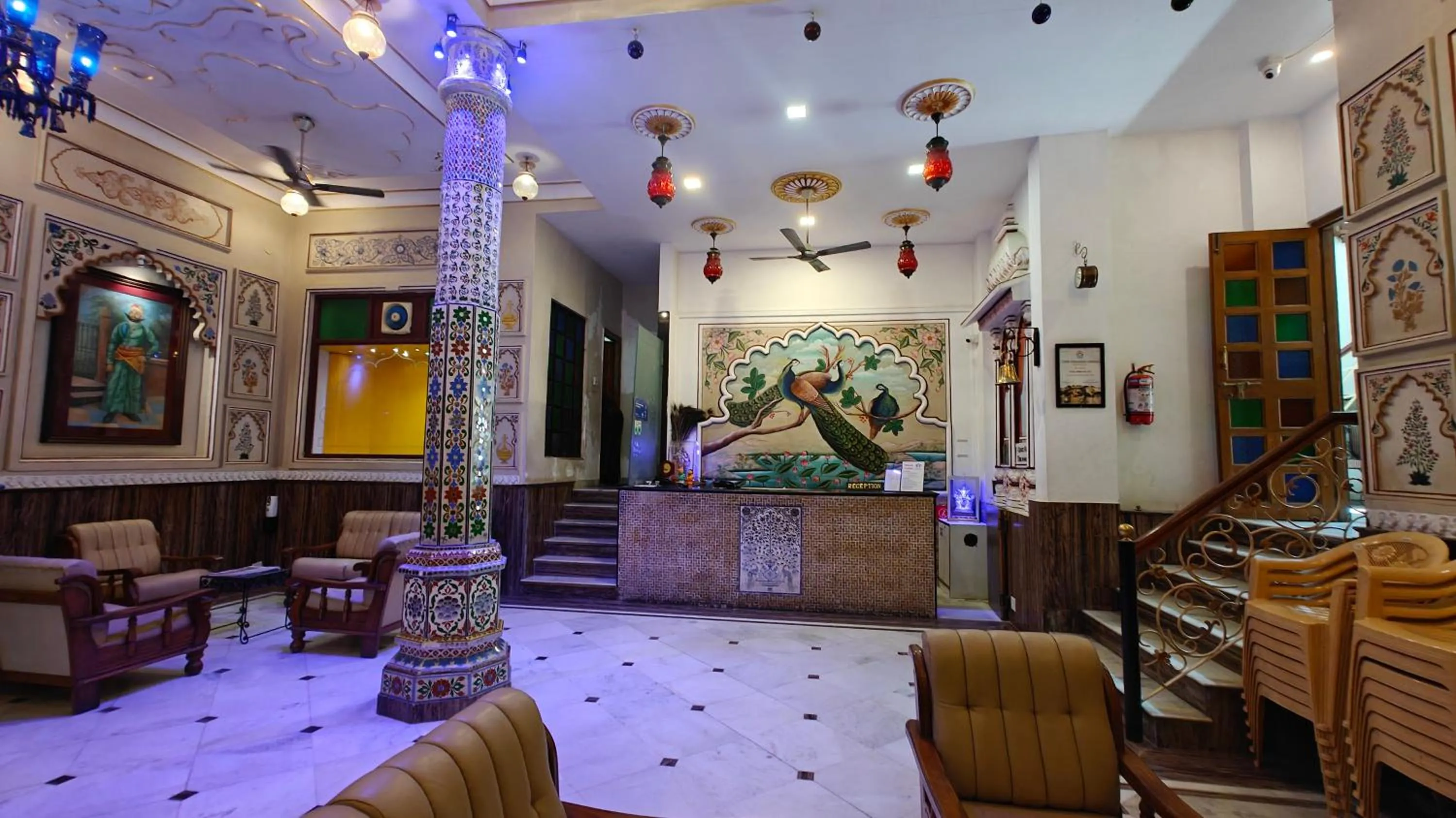 Living room in Baba Palace - A Heritage Hotel, Udaipur