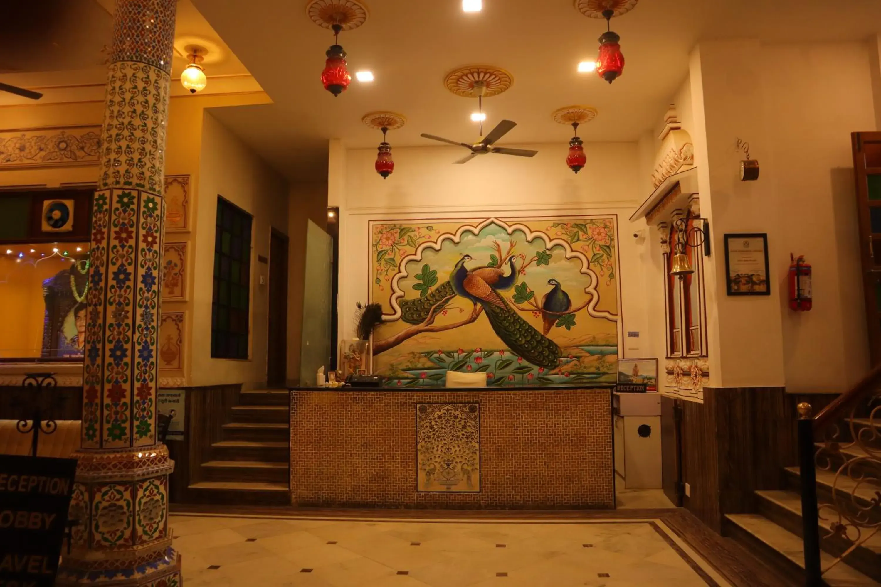 Living room in Baba Palace - A Heritage Hotel, Udaipur Living room in Baba Palace - A Heritage Hotel, Udaipur