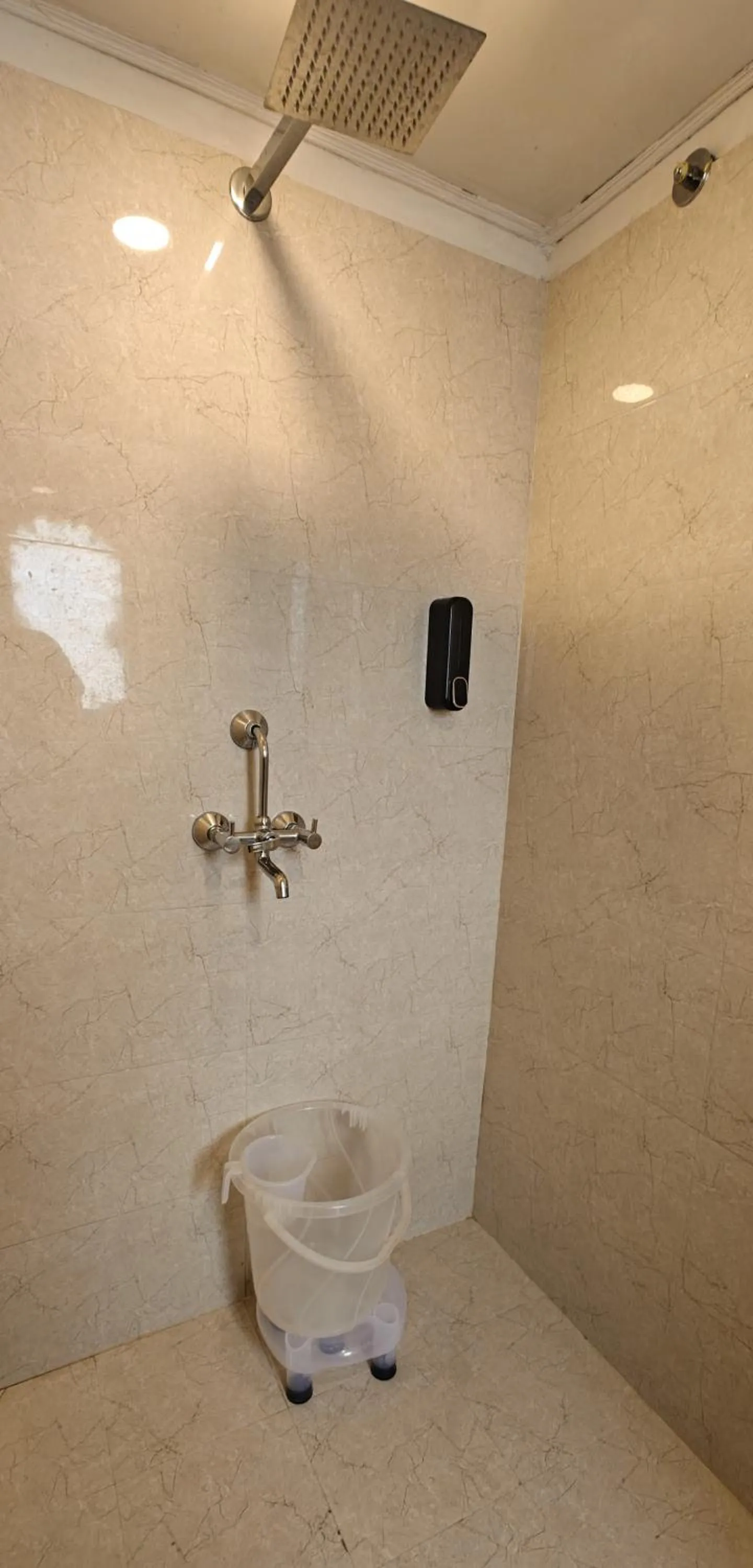 Shower in Baba Palace - A Heritage Hotel, Udaipur