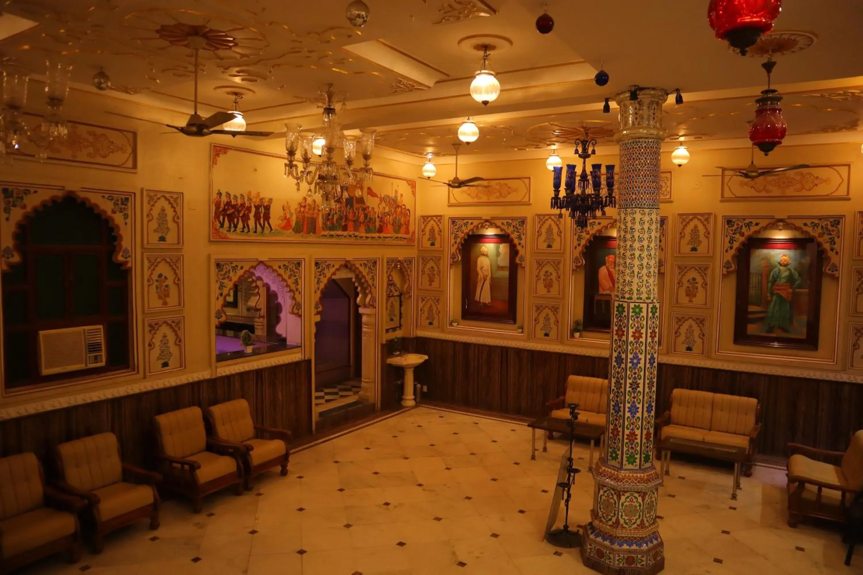 Living room in Baba Palace - A Heritage Hotel, Udaipur Living room in Baba Palace - A Heritage Hotel, Udaipur