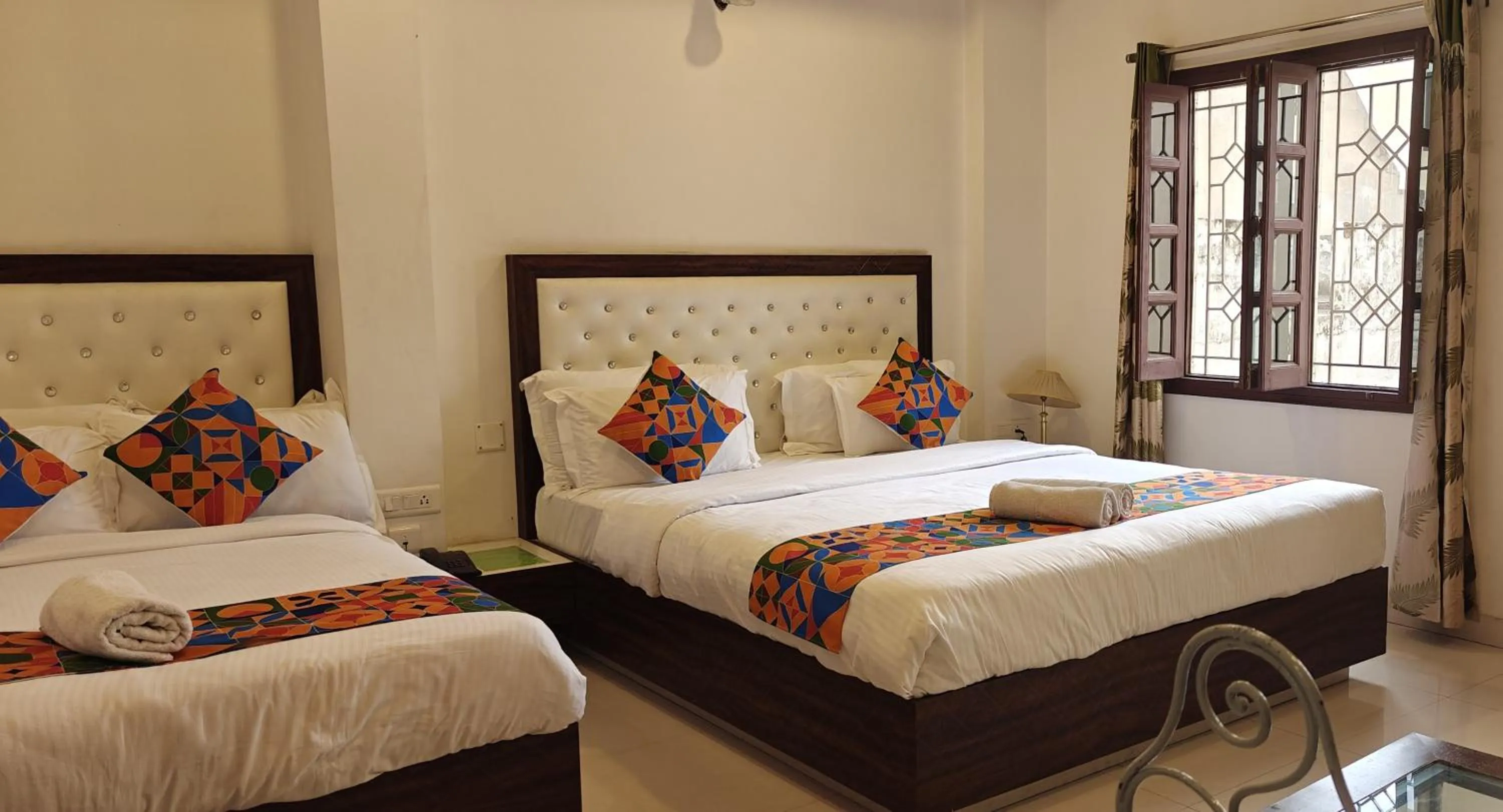 Bed in Baba Palace - A Heritage Hotel, Udaipur