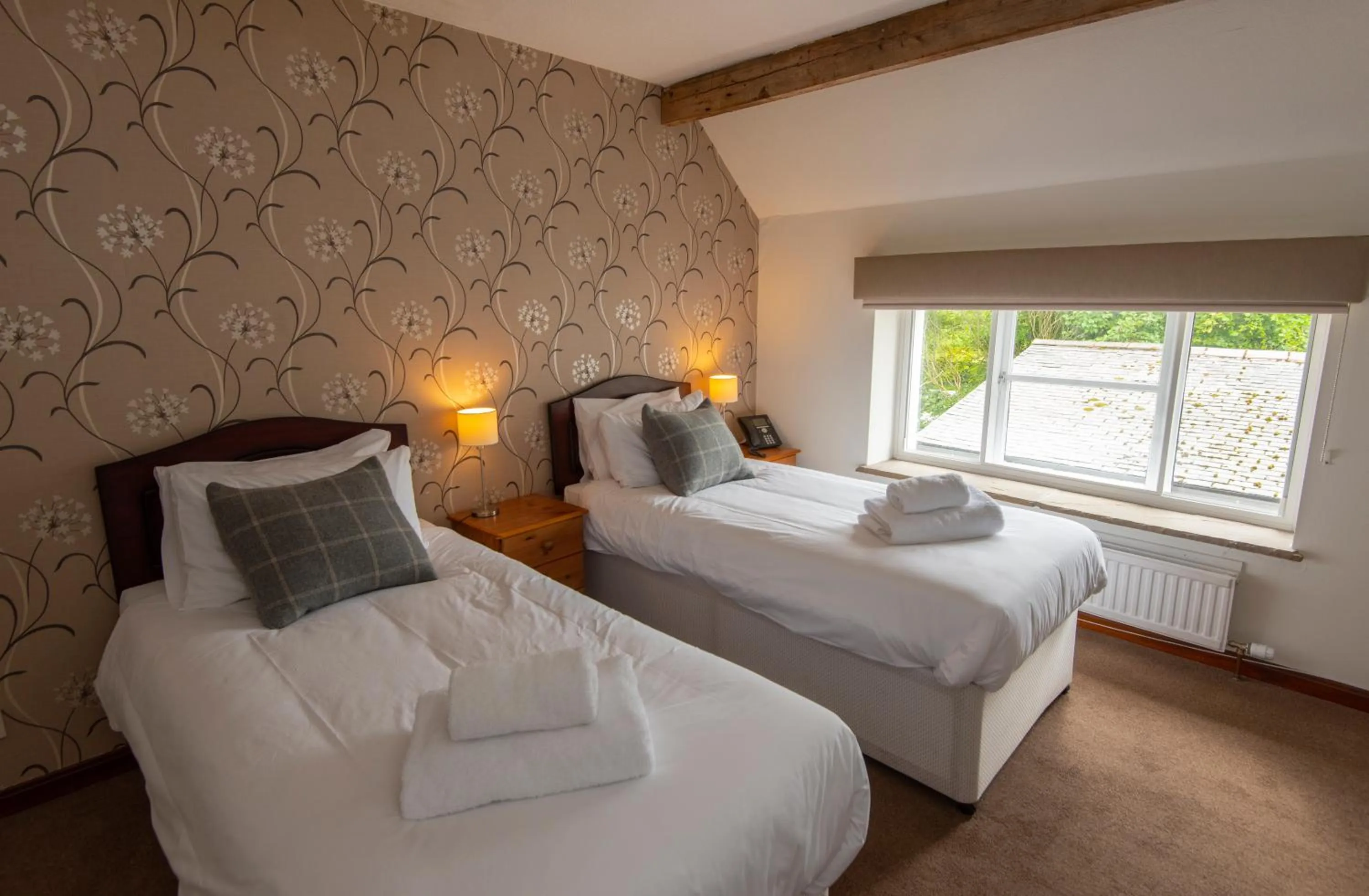Bed in Saplinbrae Hotel and Lodges