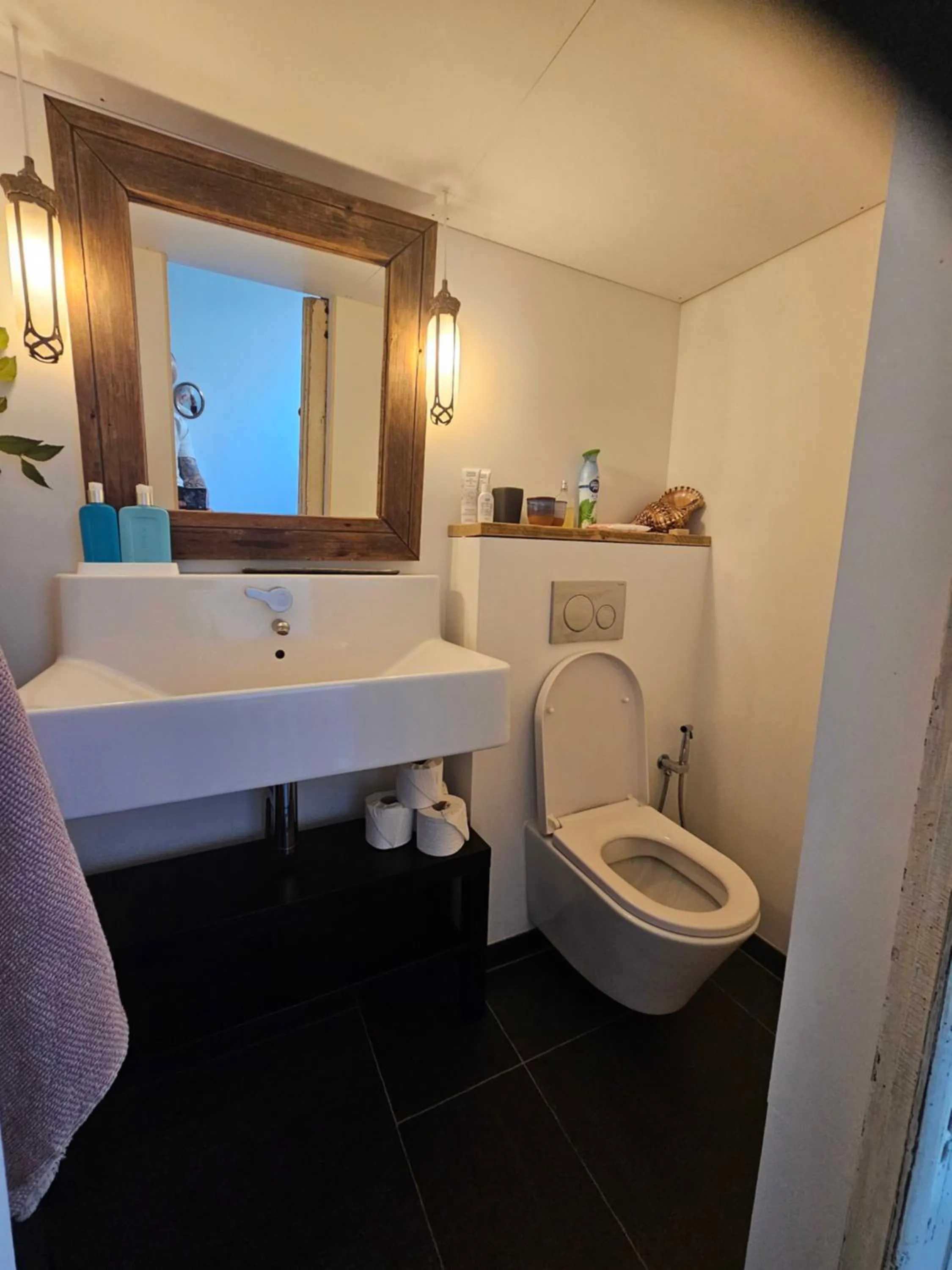 Toilet in Waterfront Studio