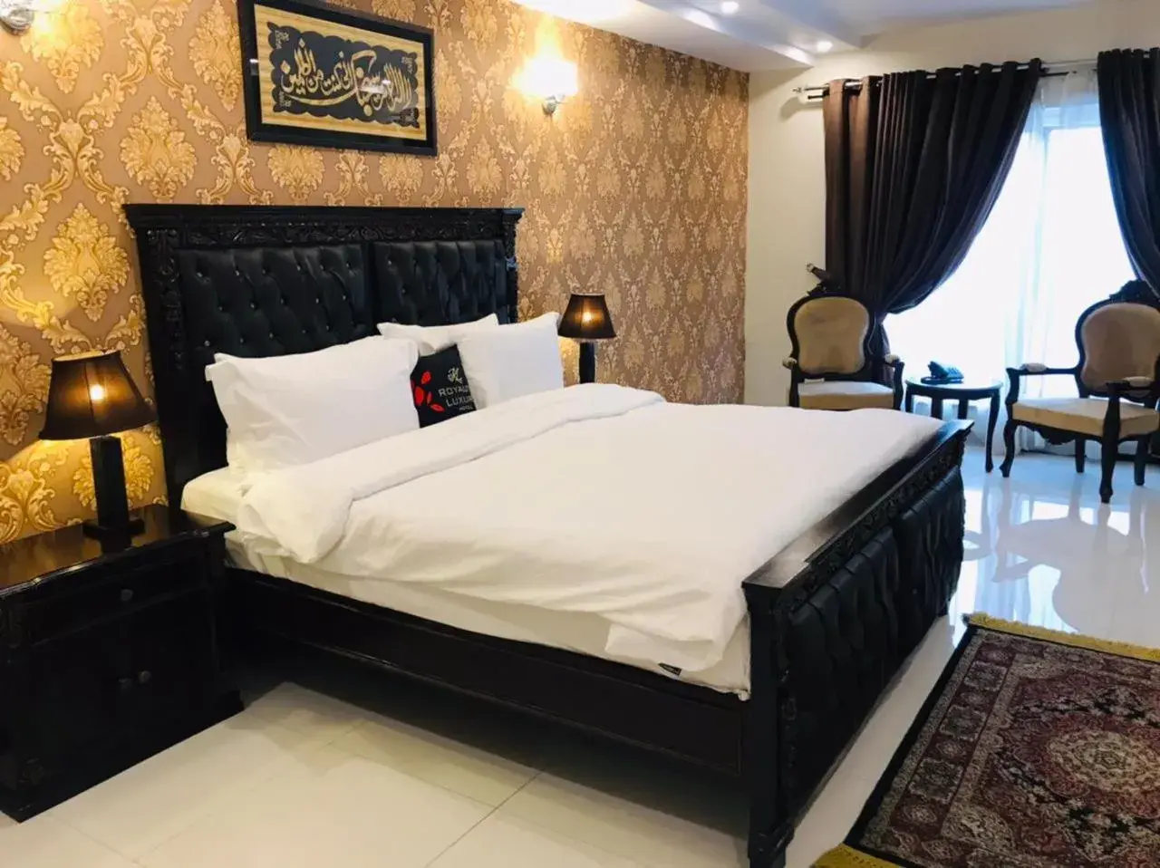 Bed in Royaute Luxury Hotel Sialkot Bed in Royaute Luxury Hotel Sialkot