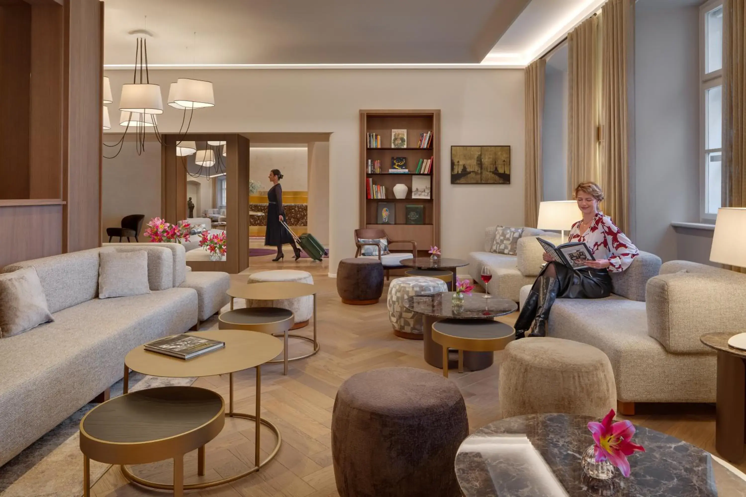 Lobby or reception in Hotel BOOKQUET Lobby or reception in Hotel BOOKQUET