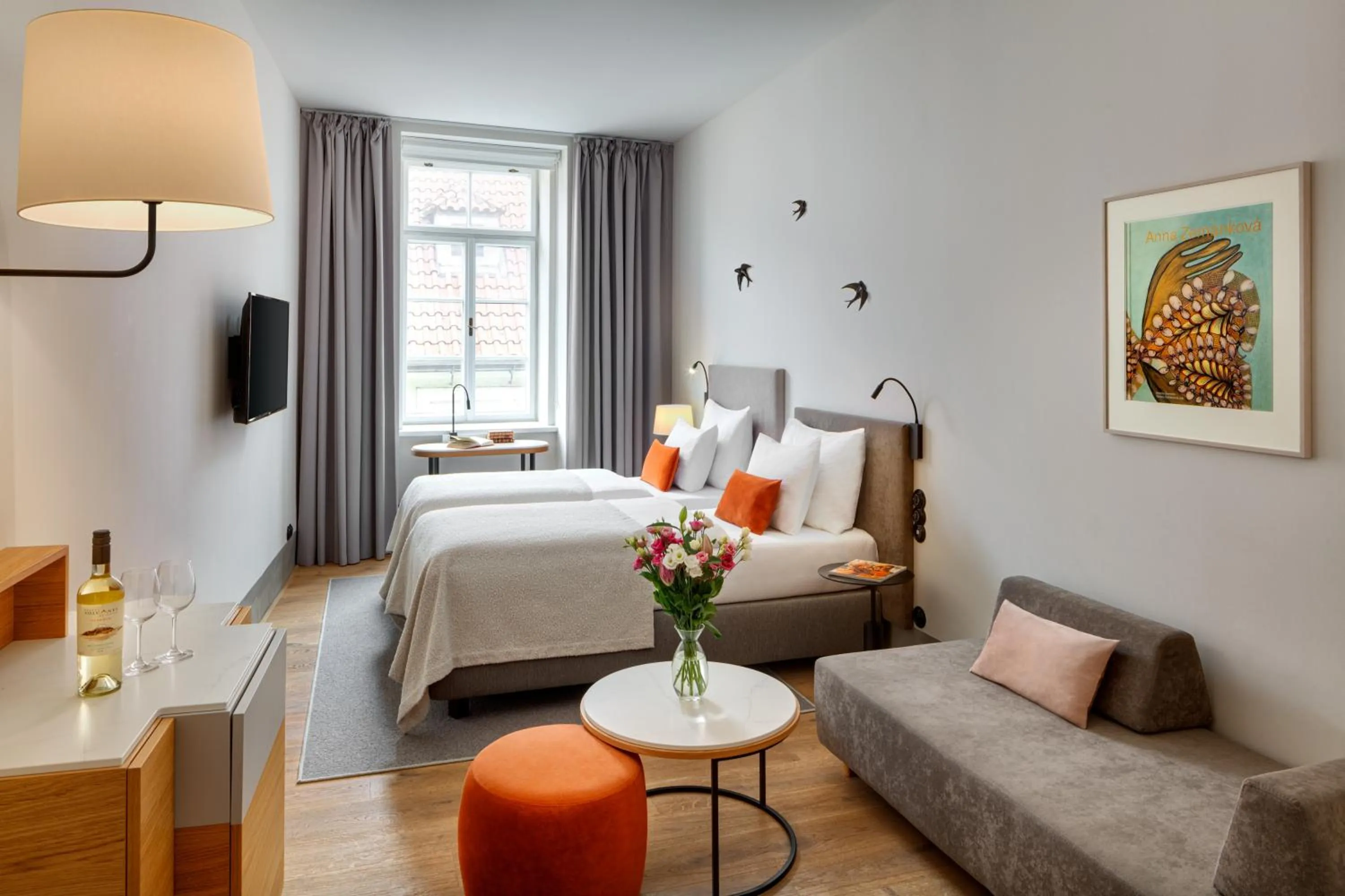 Bed in Hotel BOOKQUET