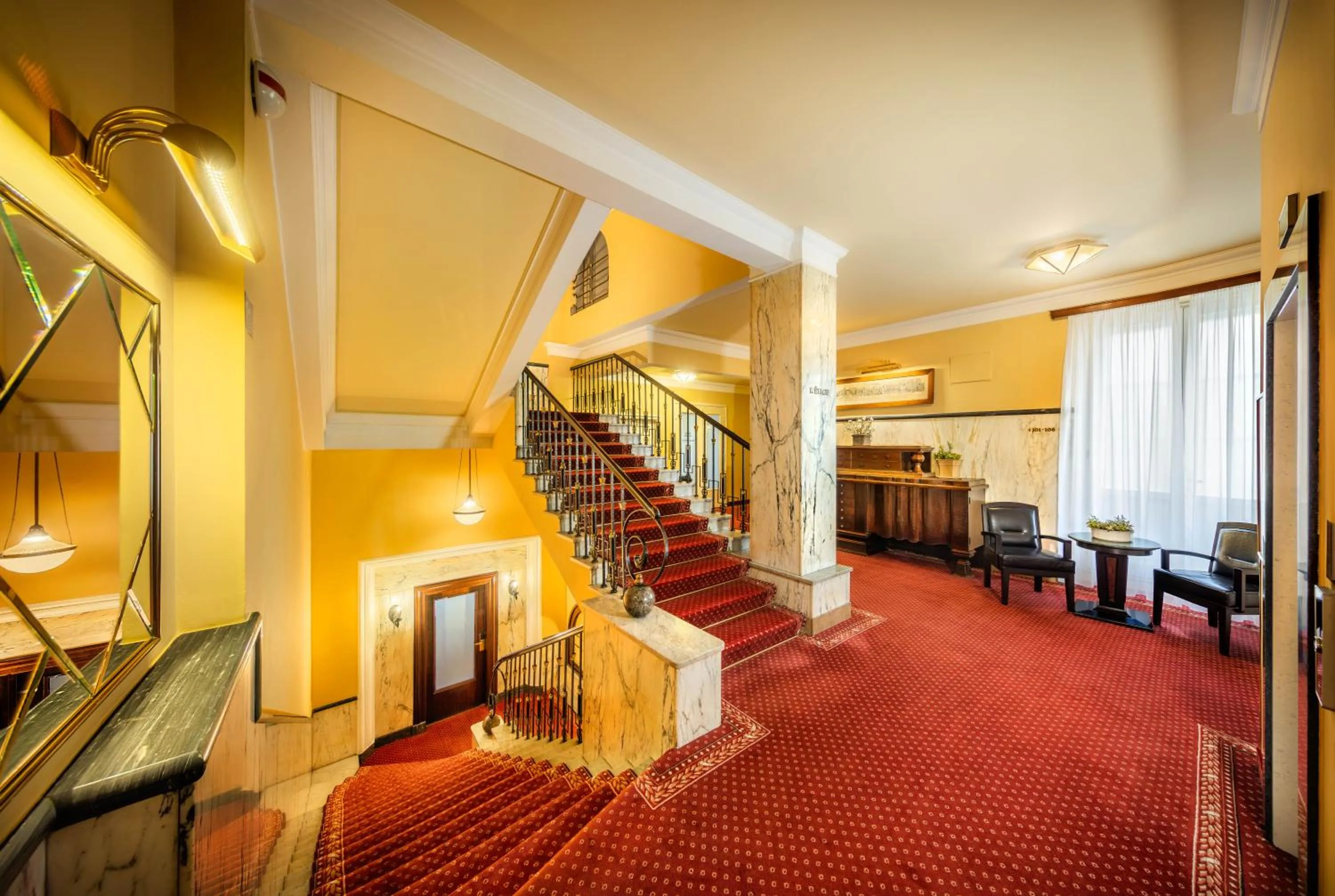 elevator in Esplanade Hotel Prague