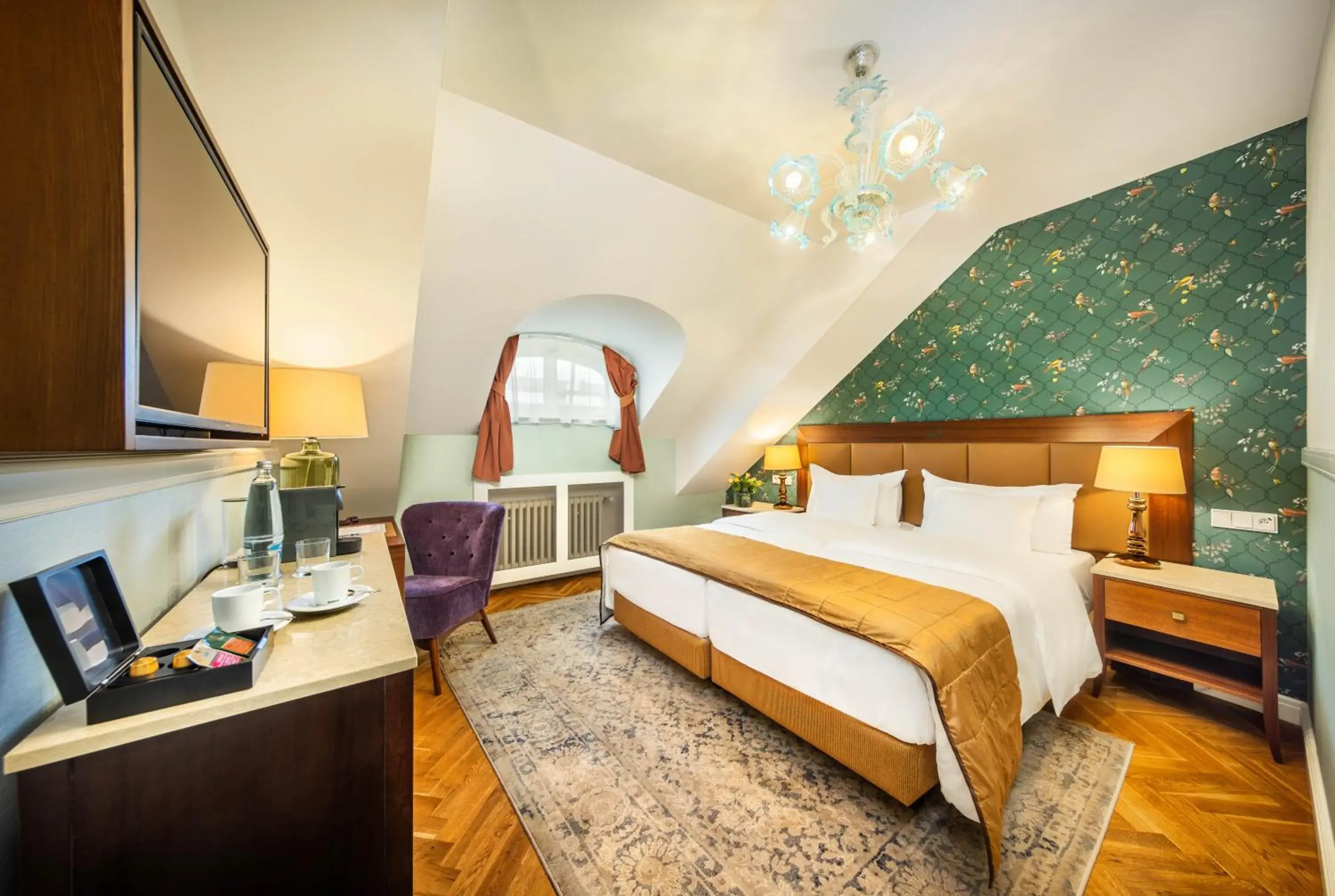 Photo of the whole room, Bed in Esplanade Hotel Prague Photo of the whole room, Bed in Esplanade Hotel Prague