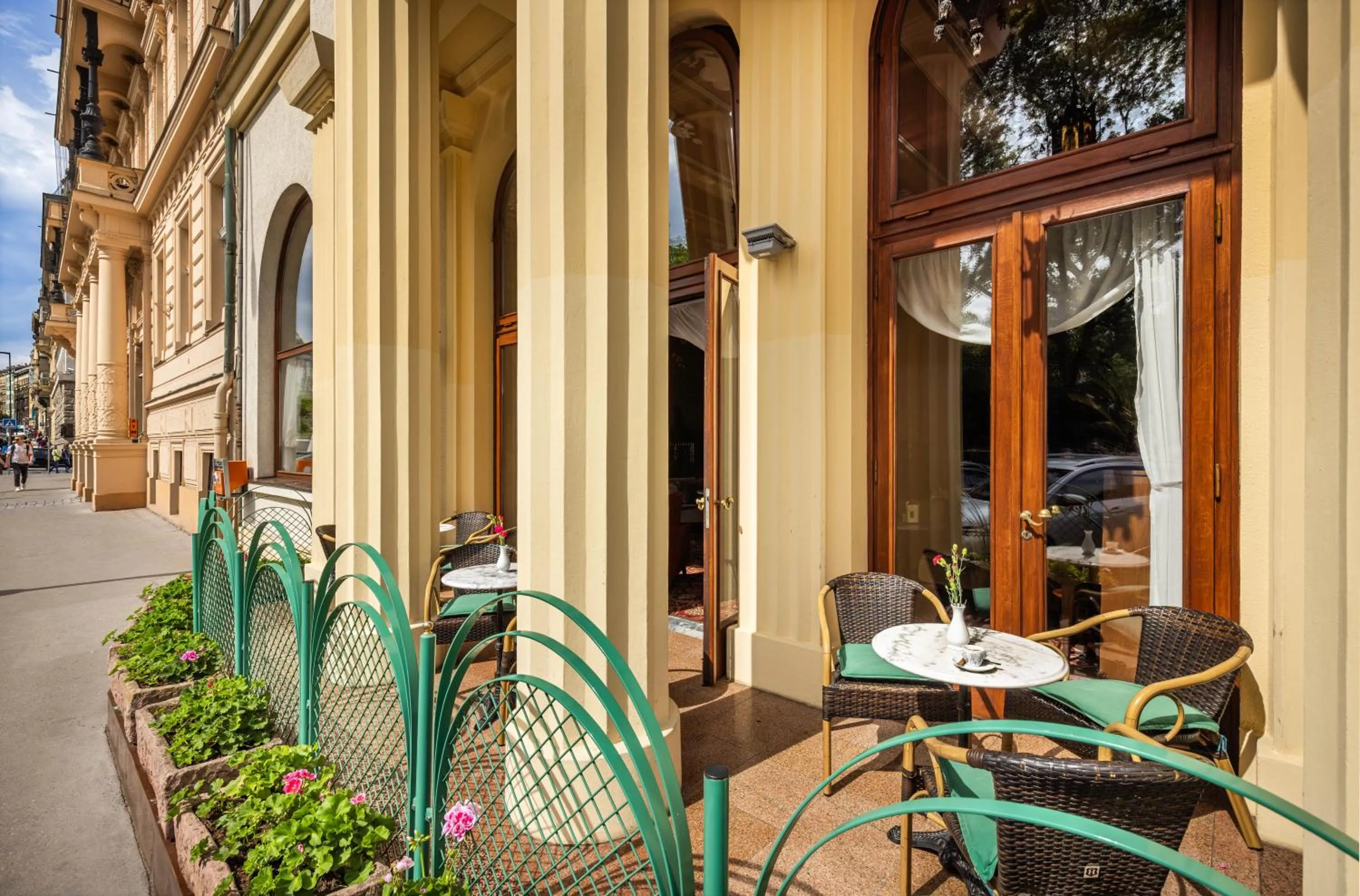 Garden in Esplanade Hotel Prague