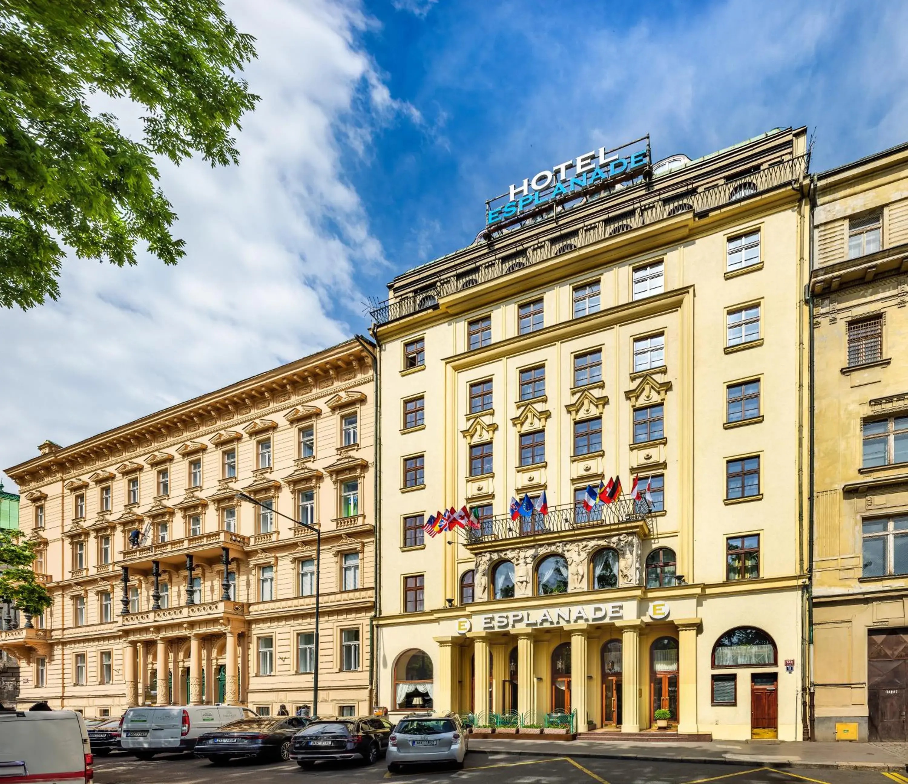 Property building in Esplanade Hotel Prague Property building in Esplanade Hotel Prague