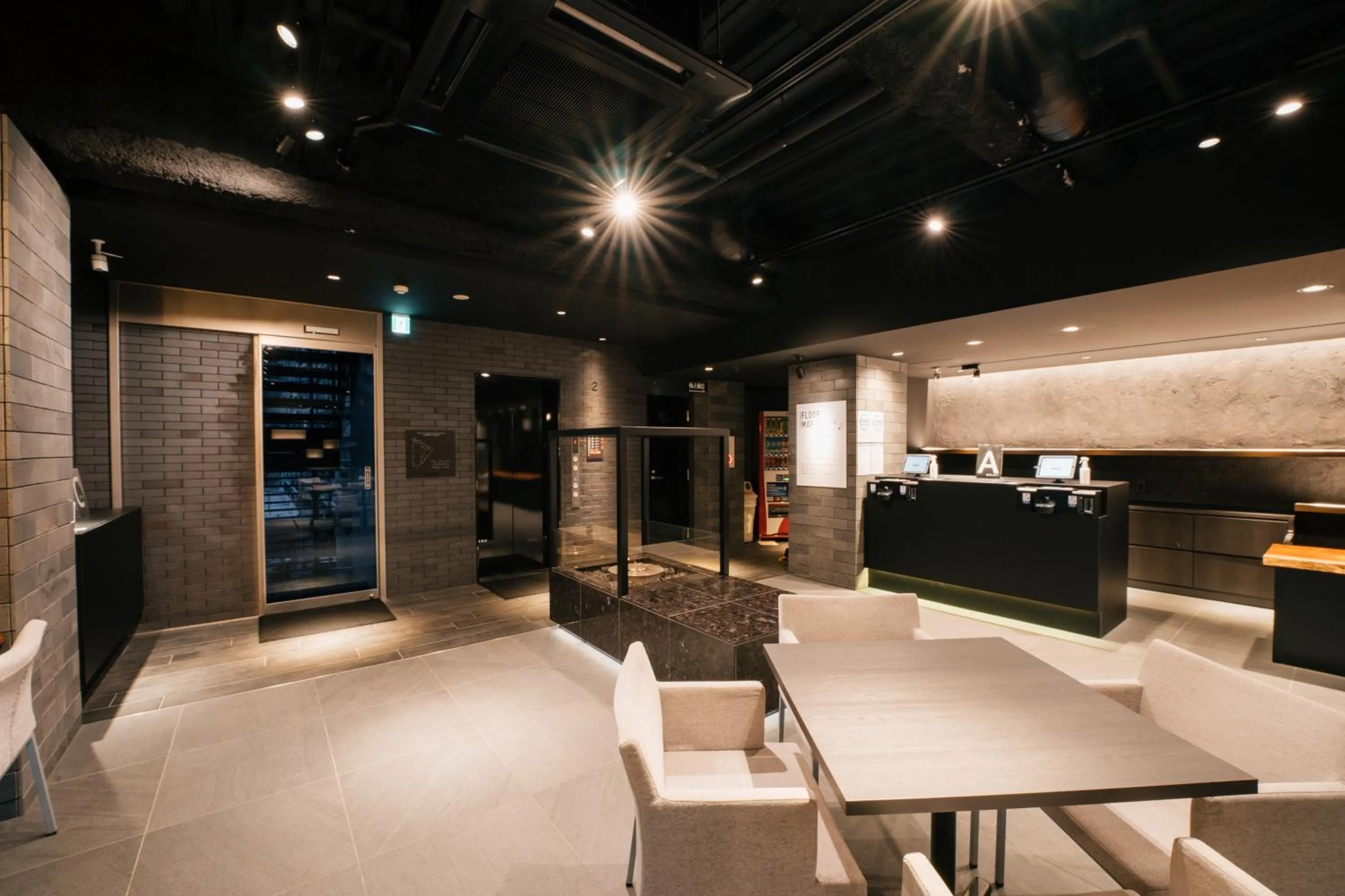 Lobby or reception in mizuka Business Canal City Hakatamae