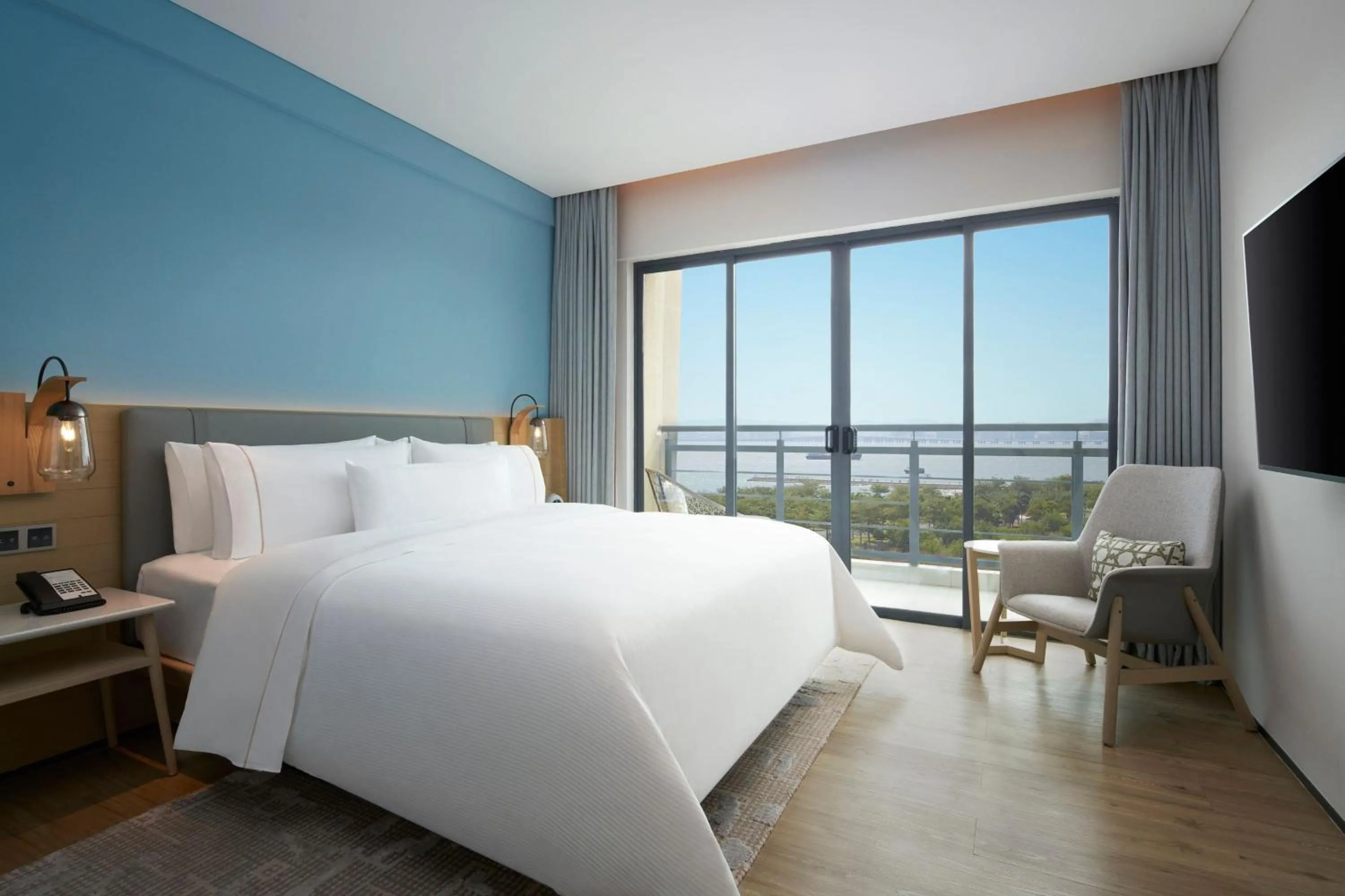 Bedroom, Bed in Element Xiamen Tong'an