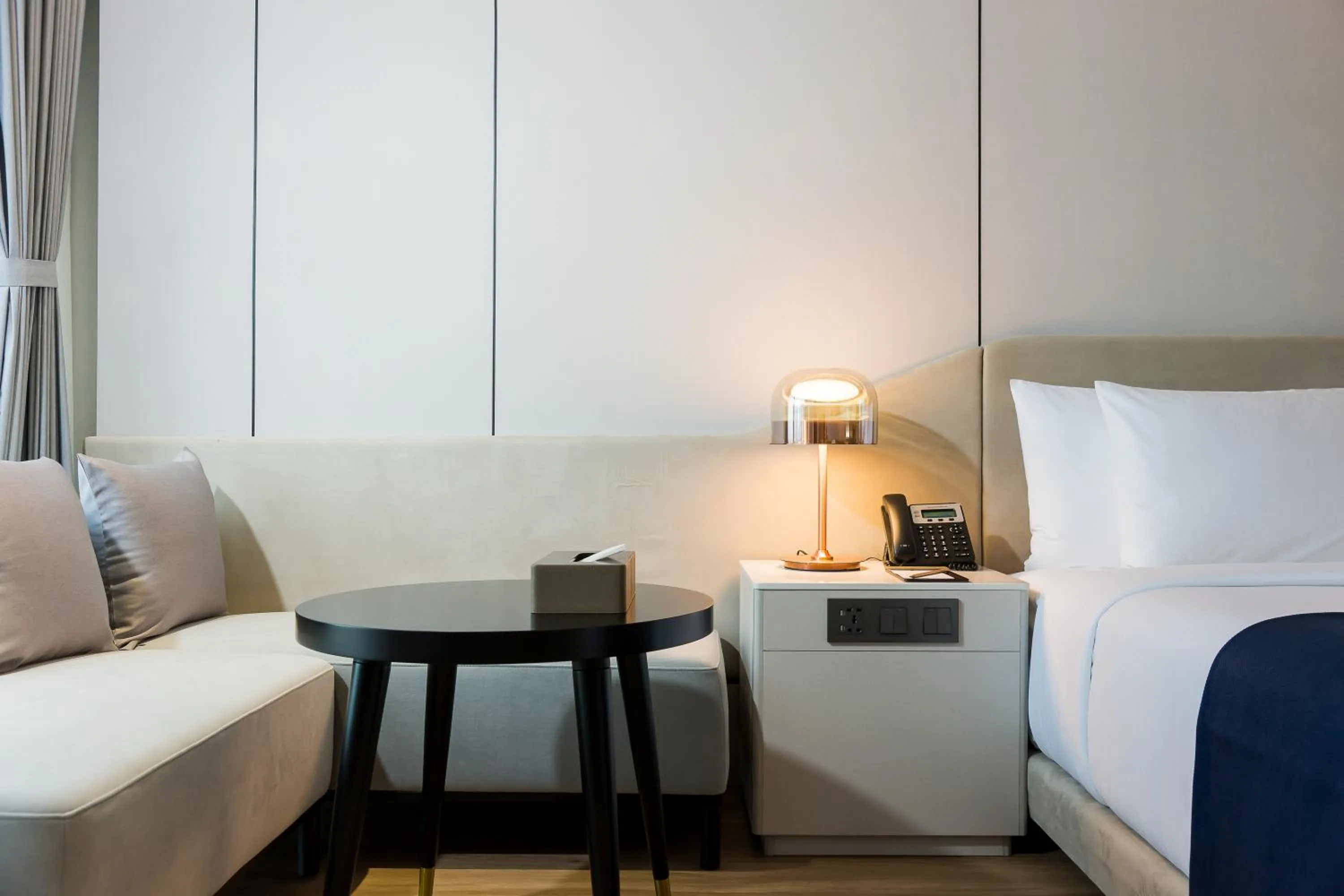 Living room, Bed in Arbour Hotel and Residence