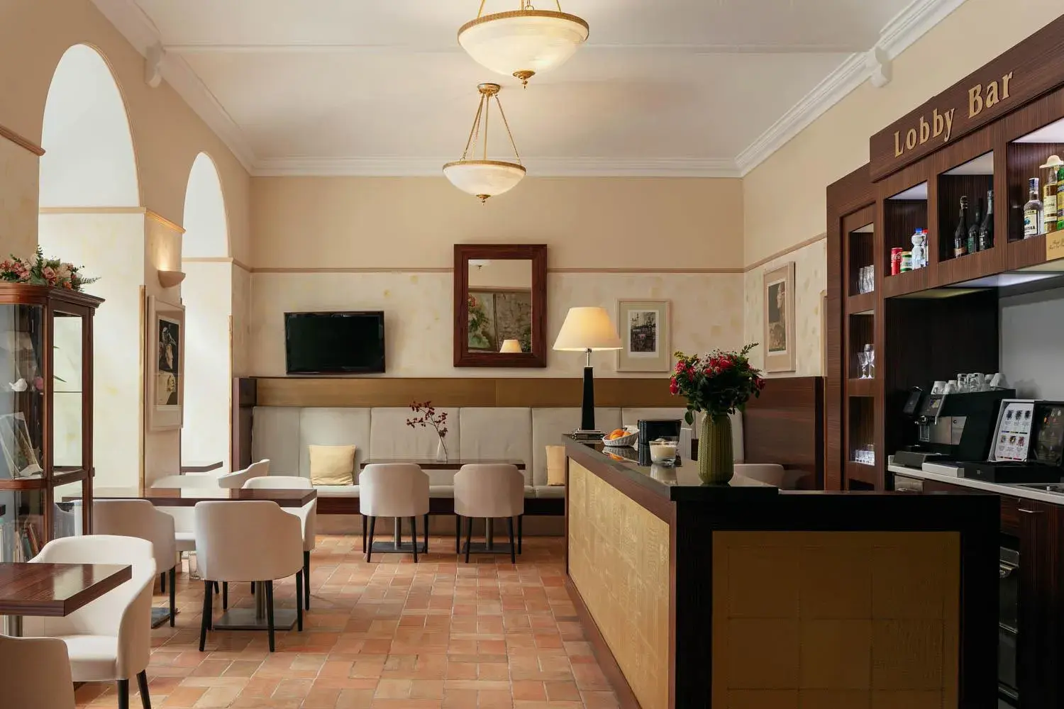 Lobby or reception in Hotel Praga 1 Lobby or reception in Hotel Praga 1