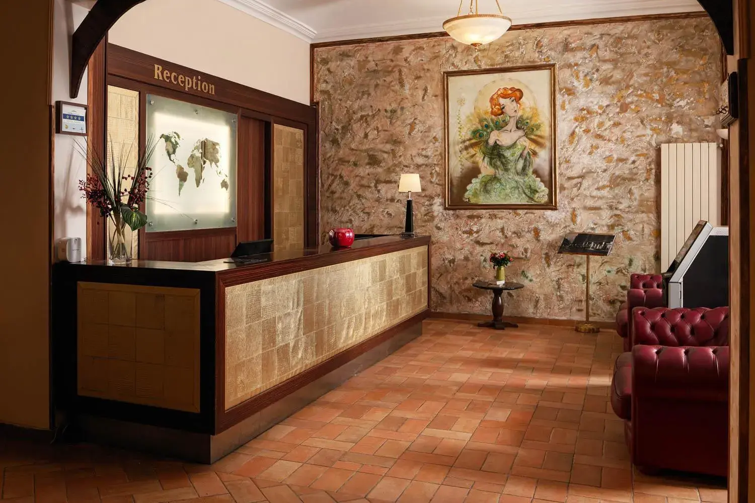 Lobby or reception in Hotel Praga 1 Lobby or reception in Hotel Praga 1