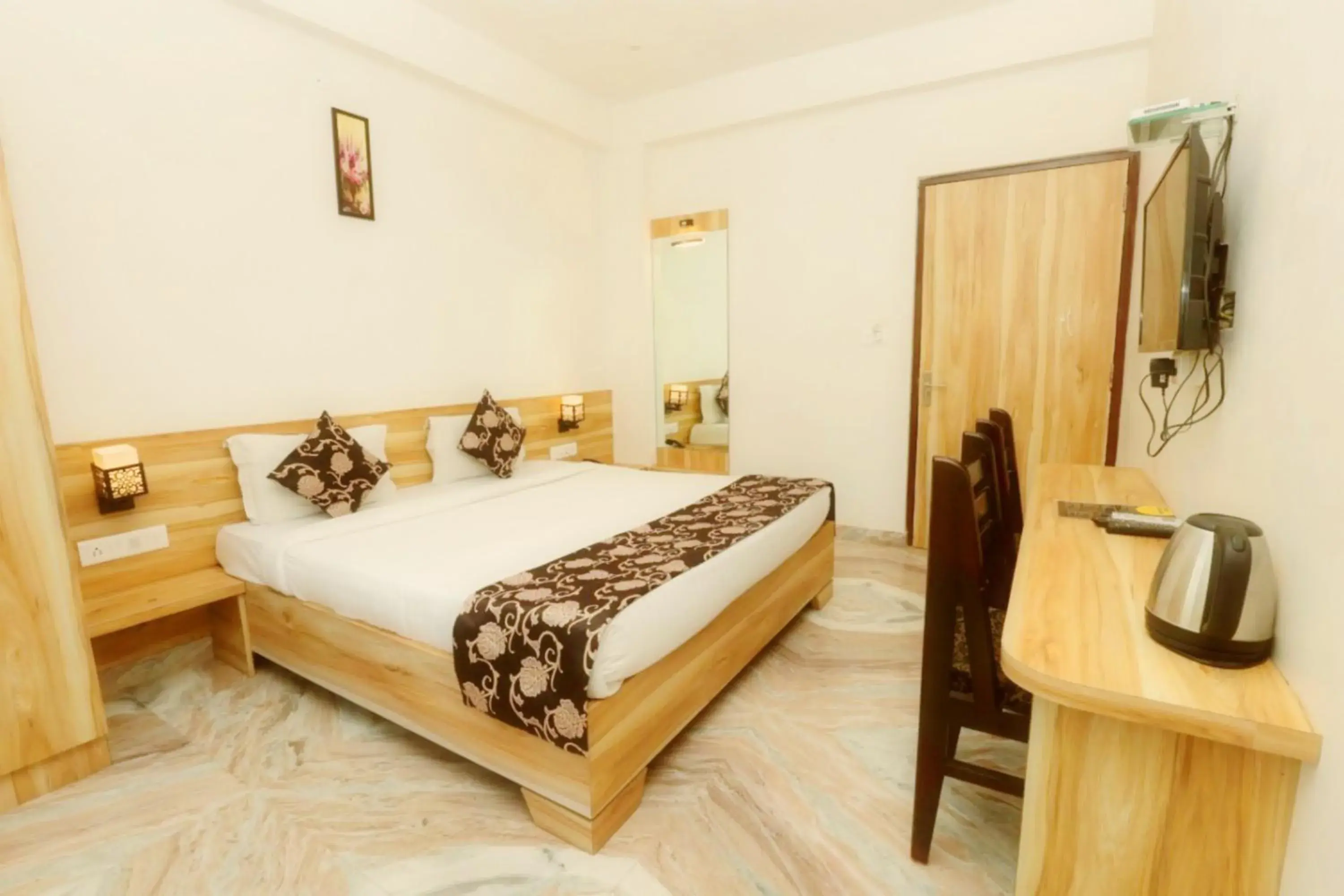 Bed in HOTEL THE CELEBRATION BY AMOD Best Hotel & Rooftop Bed in HOTEL THE CELEBRATION BY AMOD Best Hotel & Rooftop