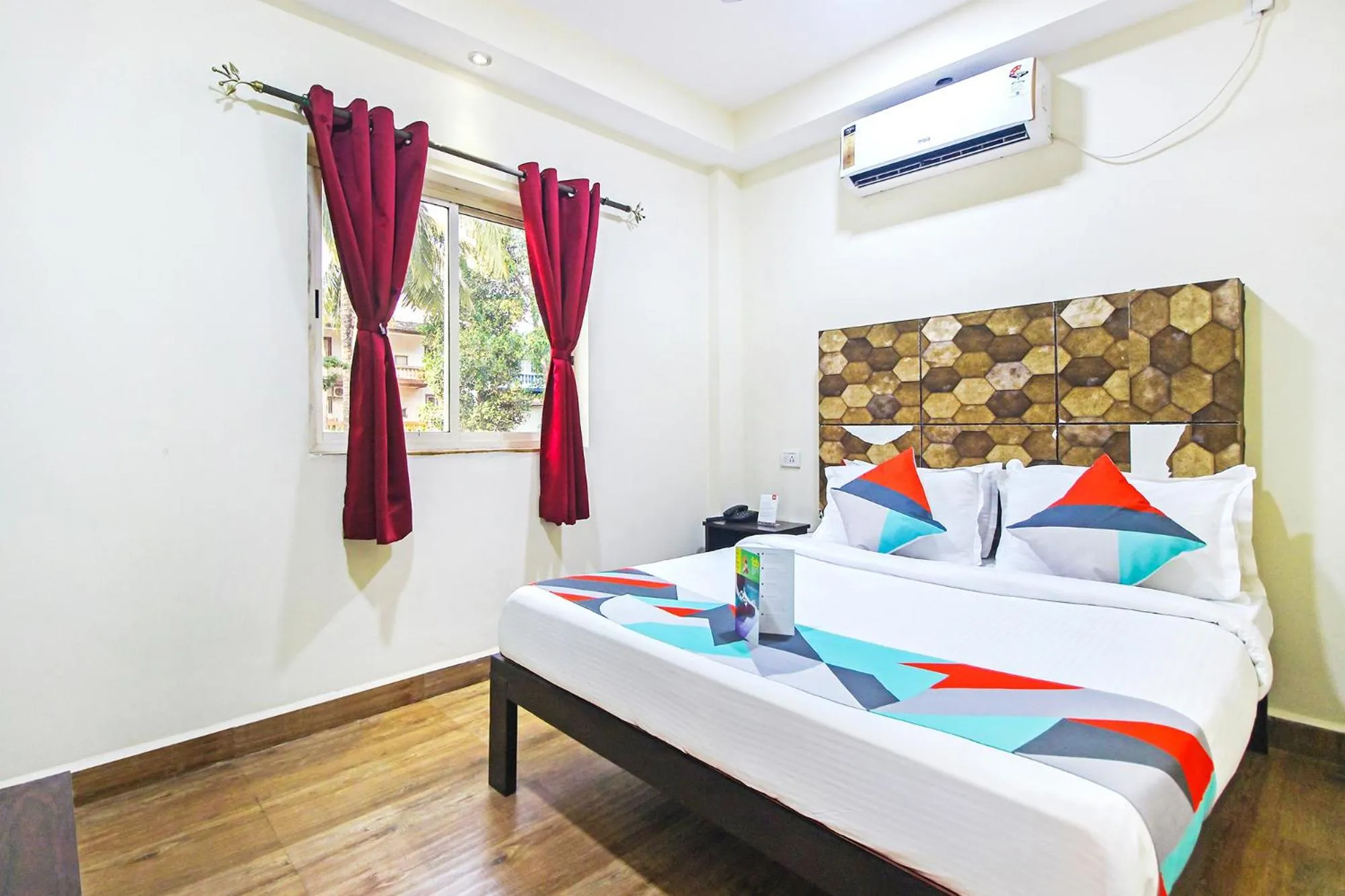 Bed in FabHotel Golden Nest Deluxe - Nr Calangute Beach