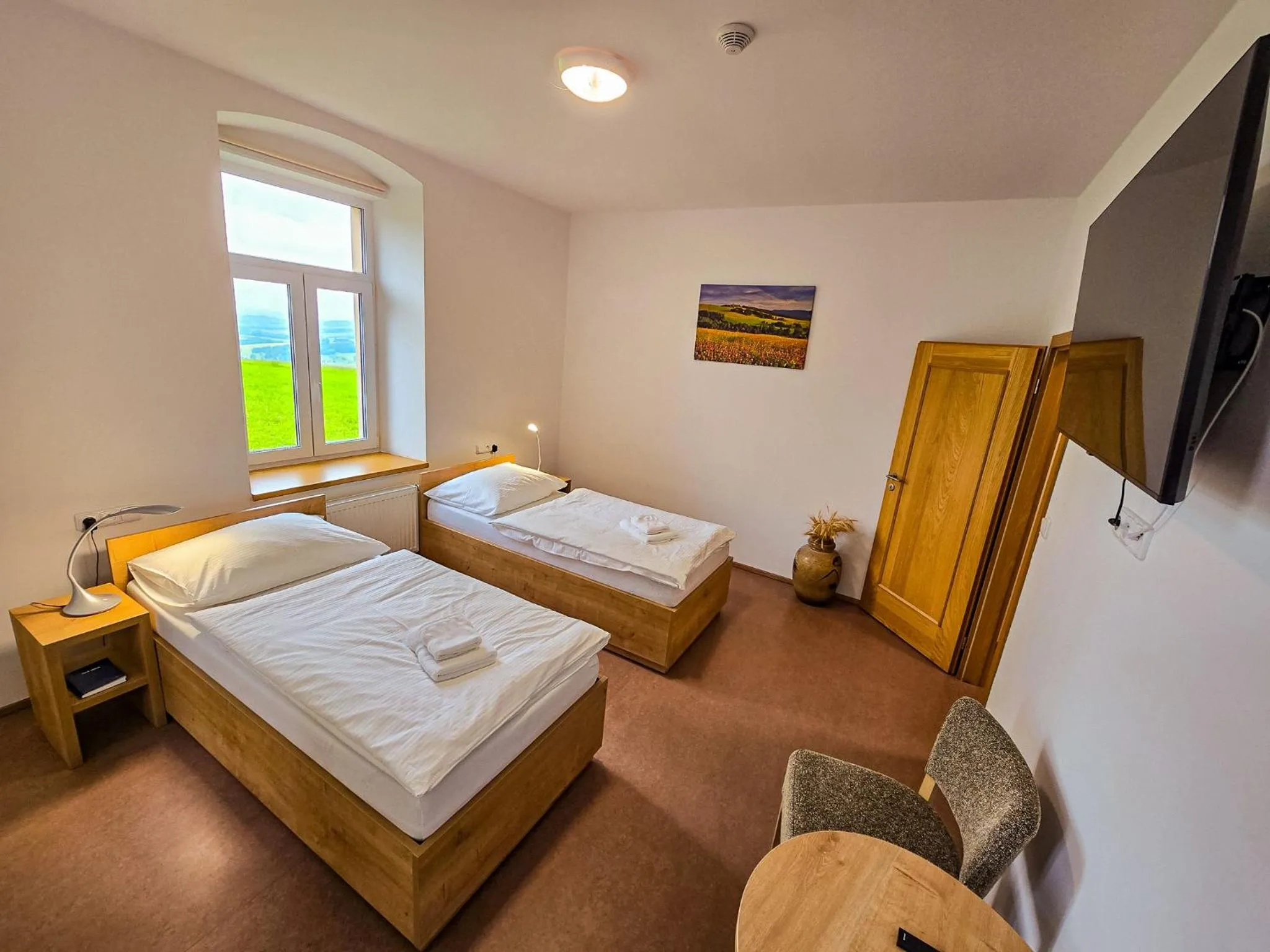 Bed in Hotel Poutní Dům