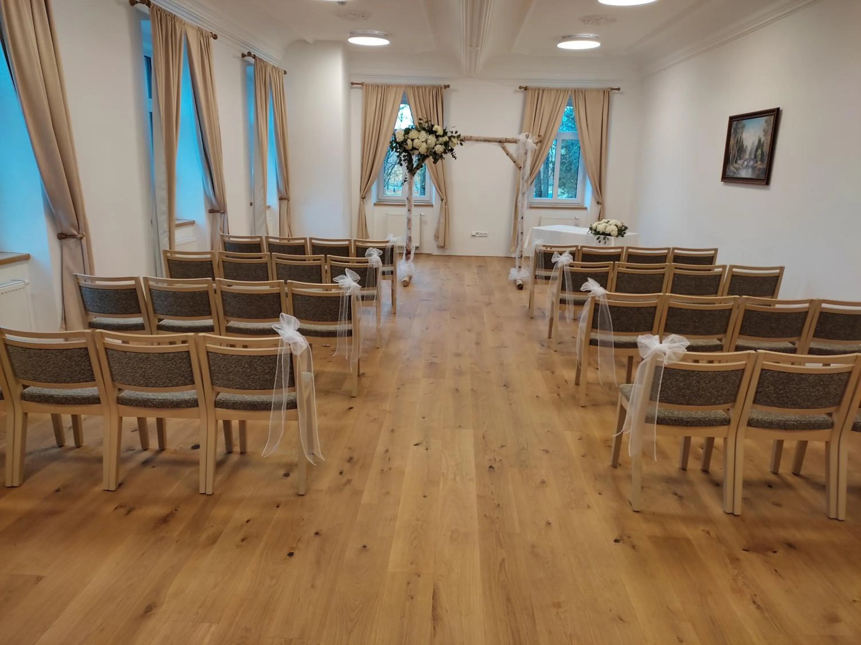 Seating area in Hotel Poutní Dům