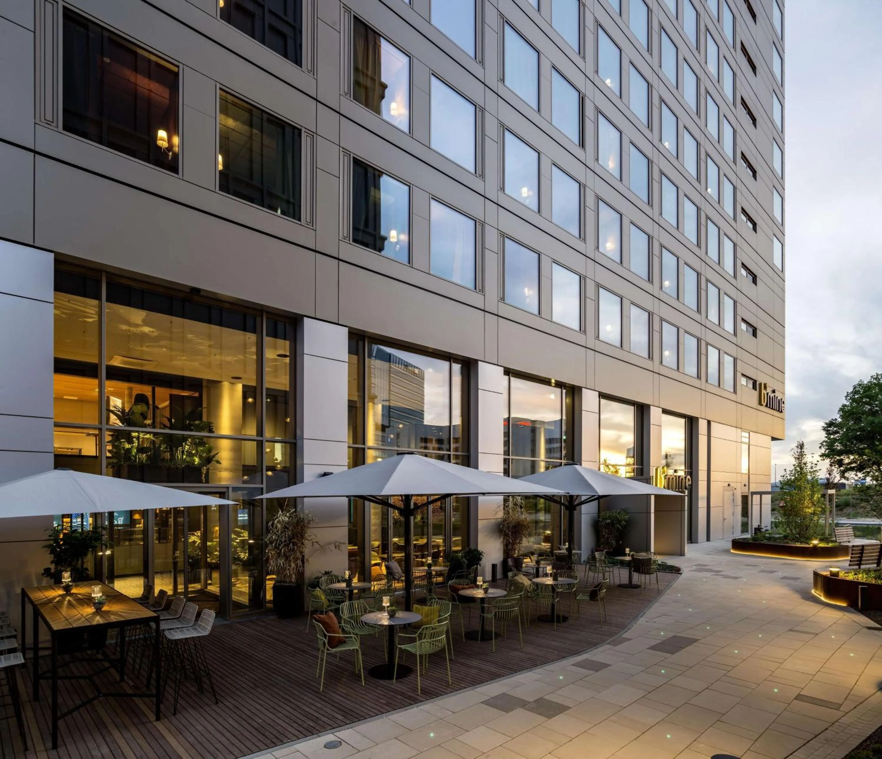 Property building in b'mine Hotel Frankfurt Airport