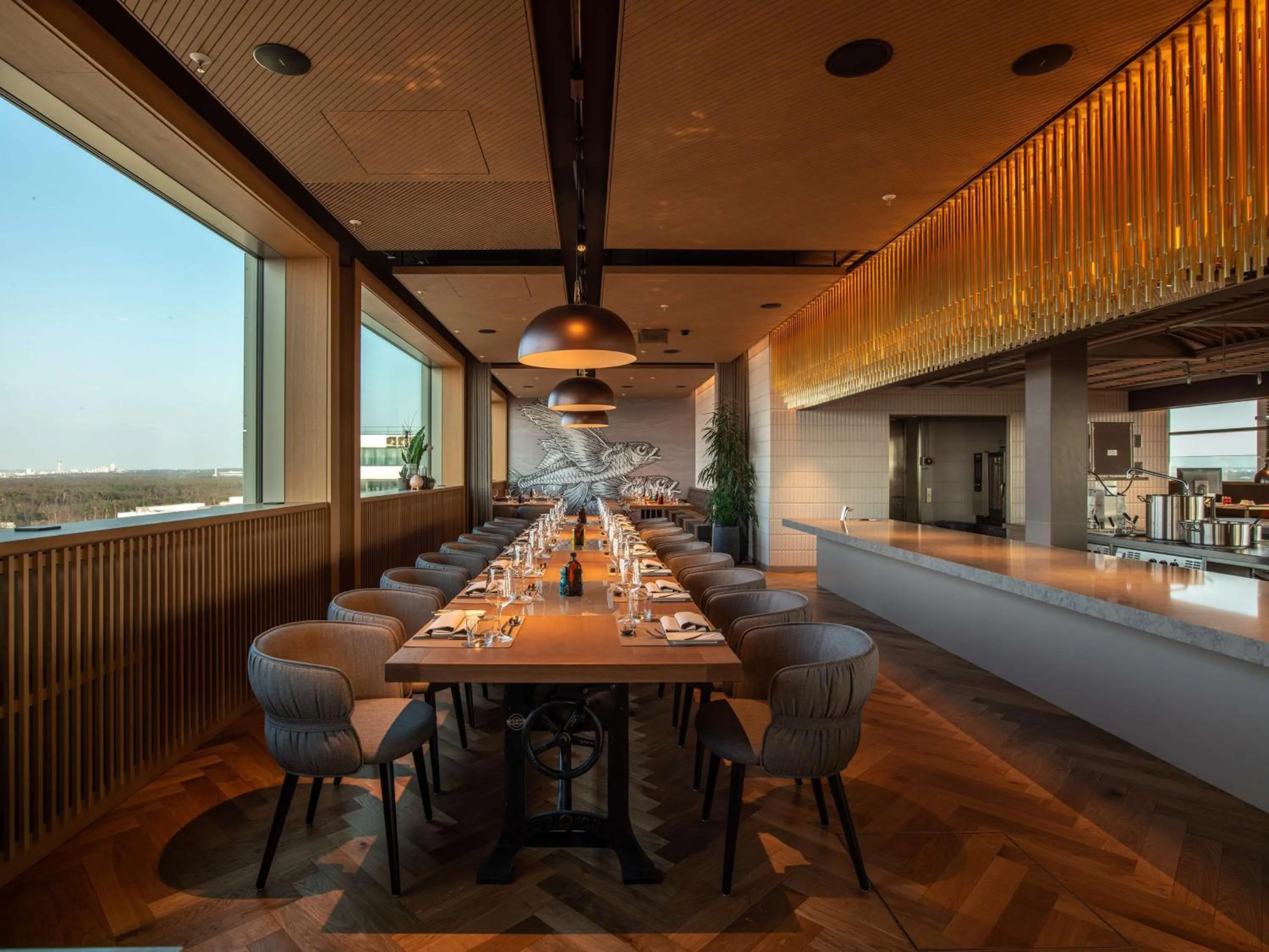 Food and drinks in b'mine Hotel Frankfurt Airport