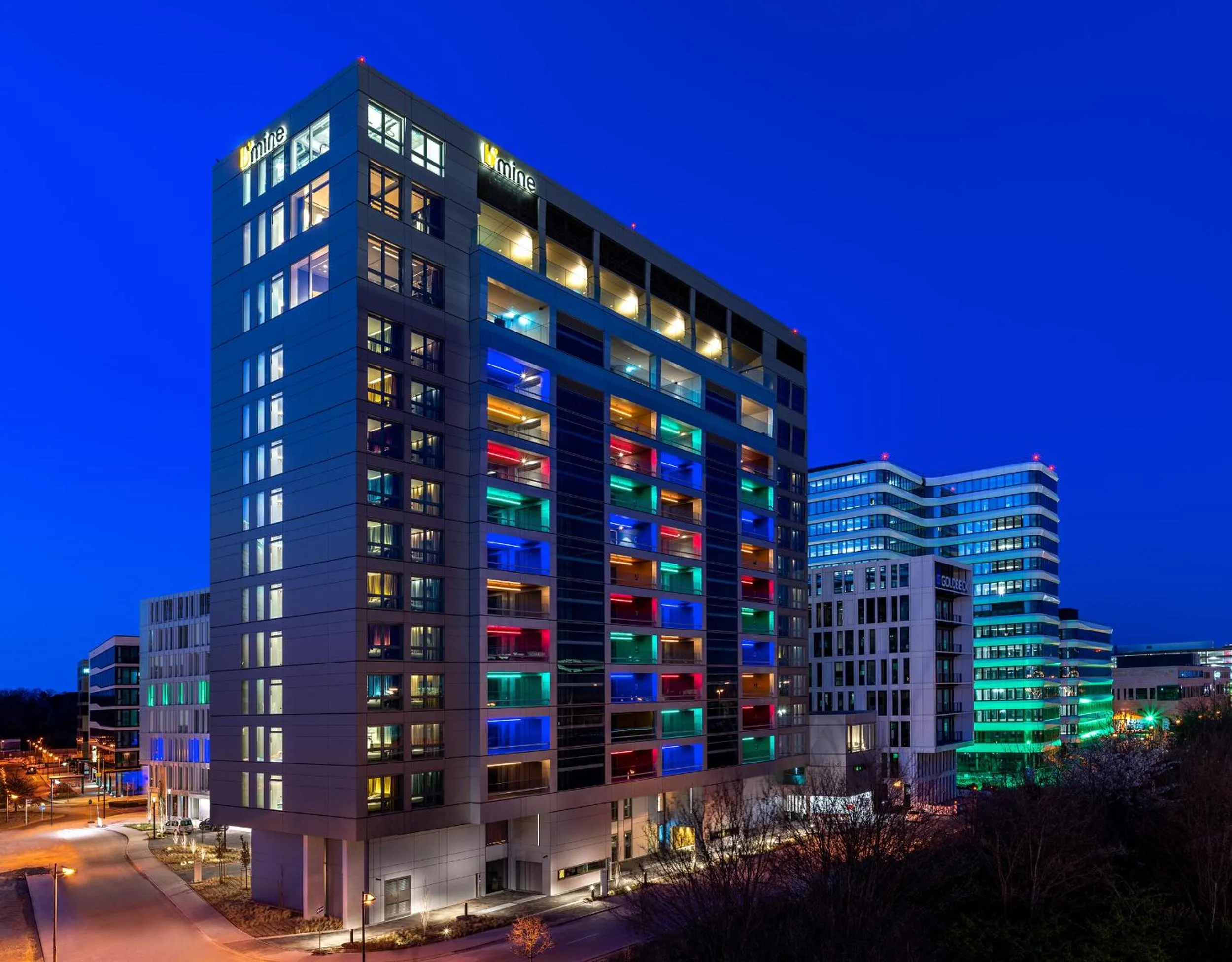 Property building in b'mine Hotel Frankfurt Airport