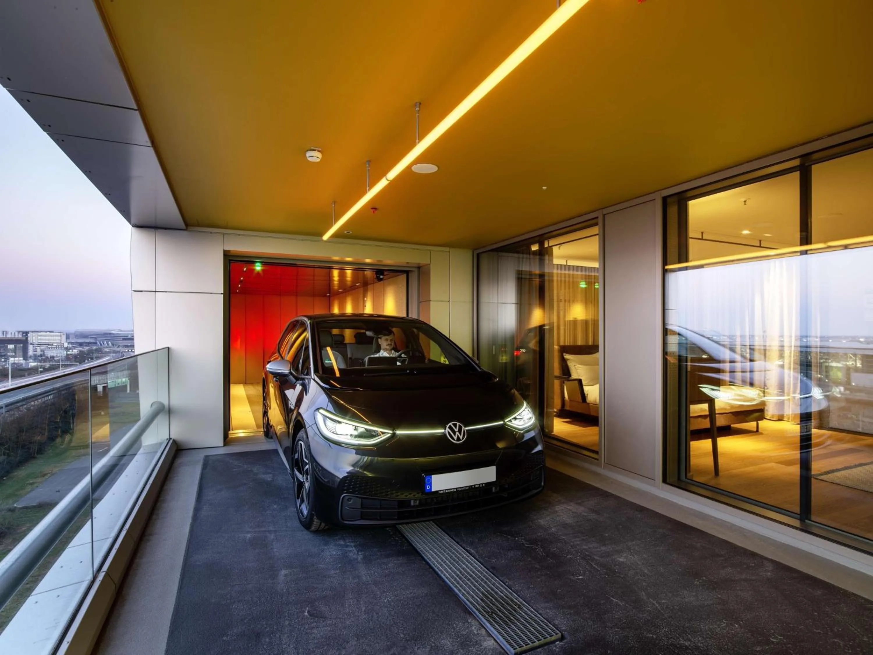 Bedroom in b'mine Hotel Frankfurt Airport