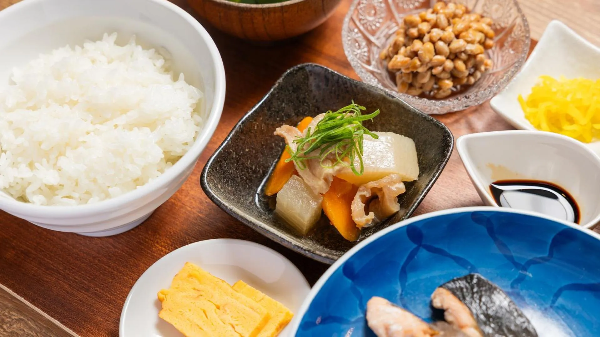 Breakfast in APA Hotel Nambaminami Daikokucho Ekimae