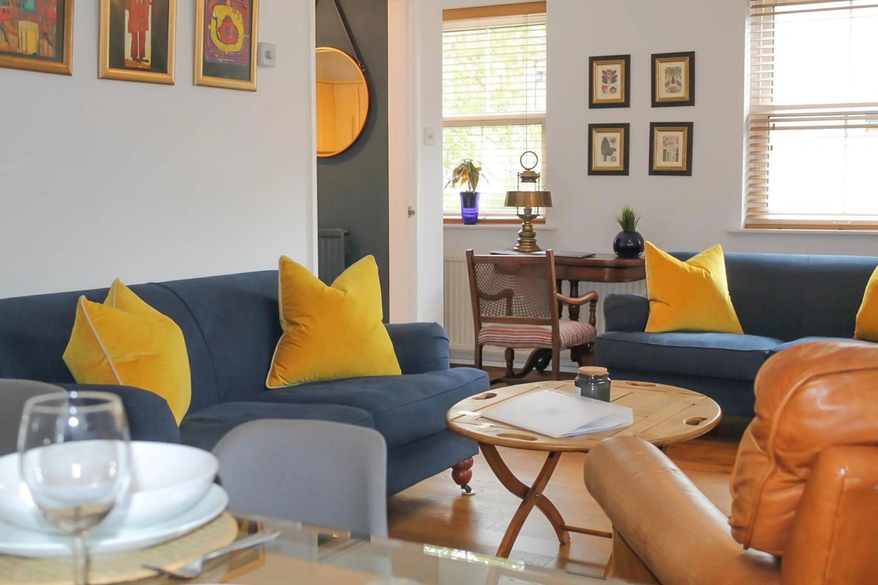 Living room in Sydney Wharf House