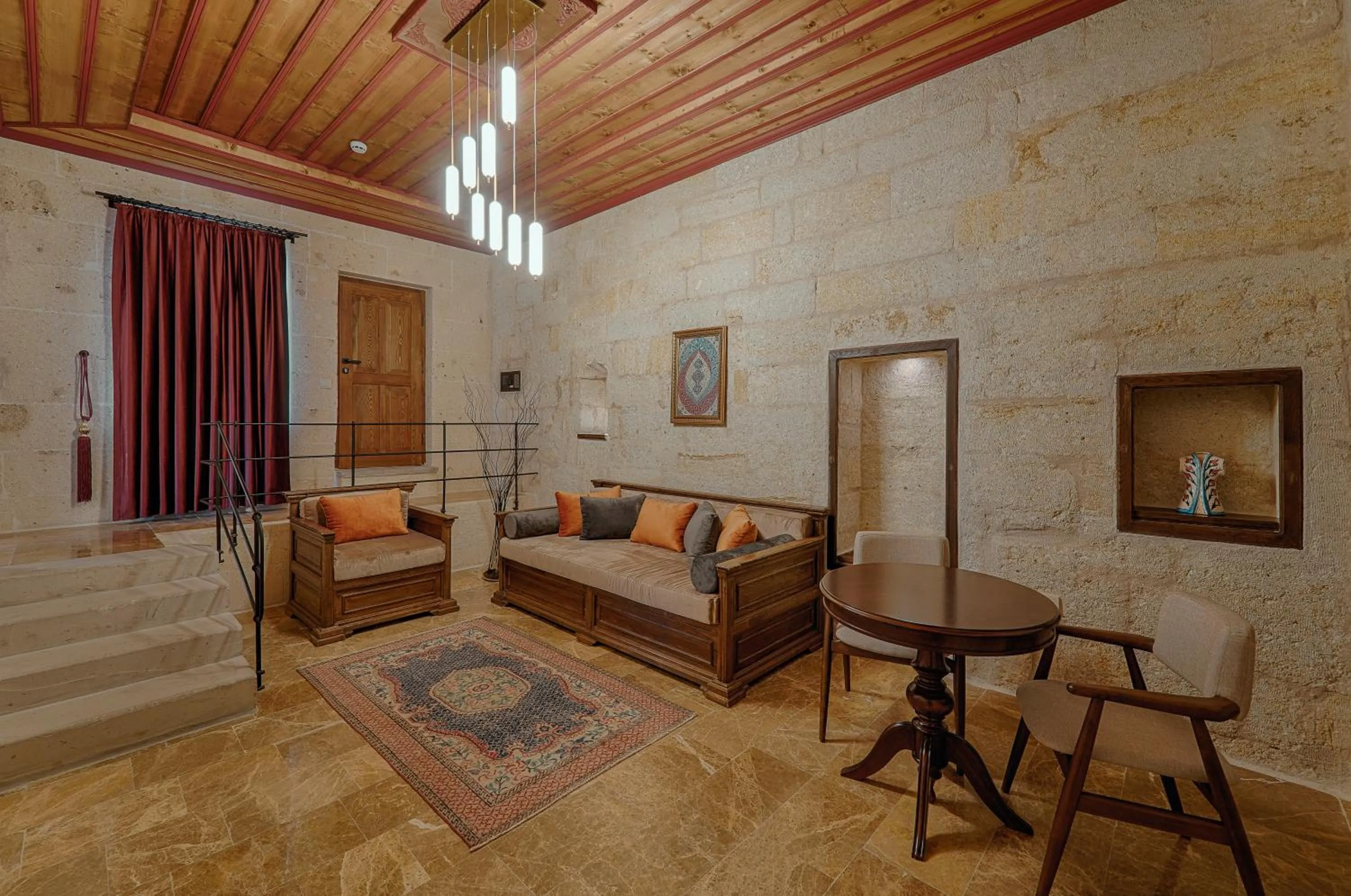 Property building, Bed in Solem Cave Suites