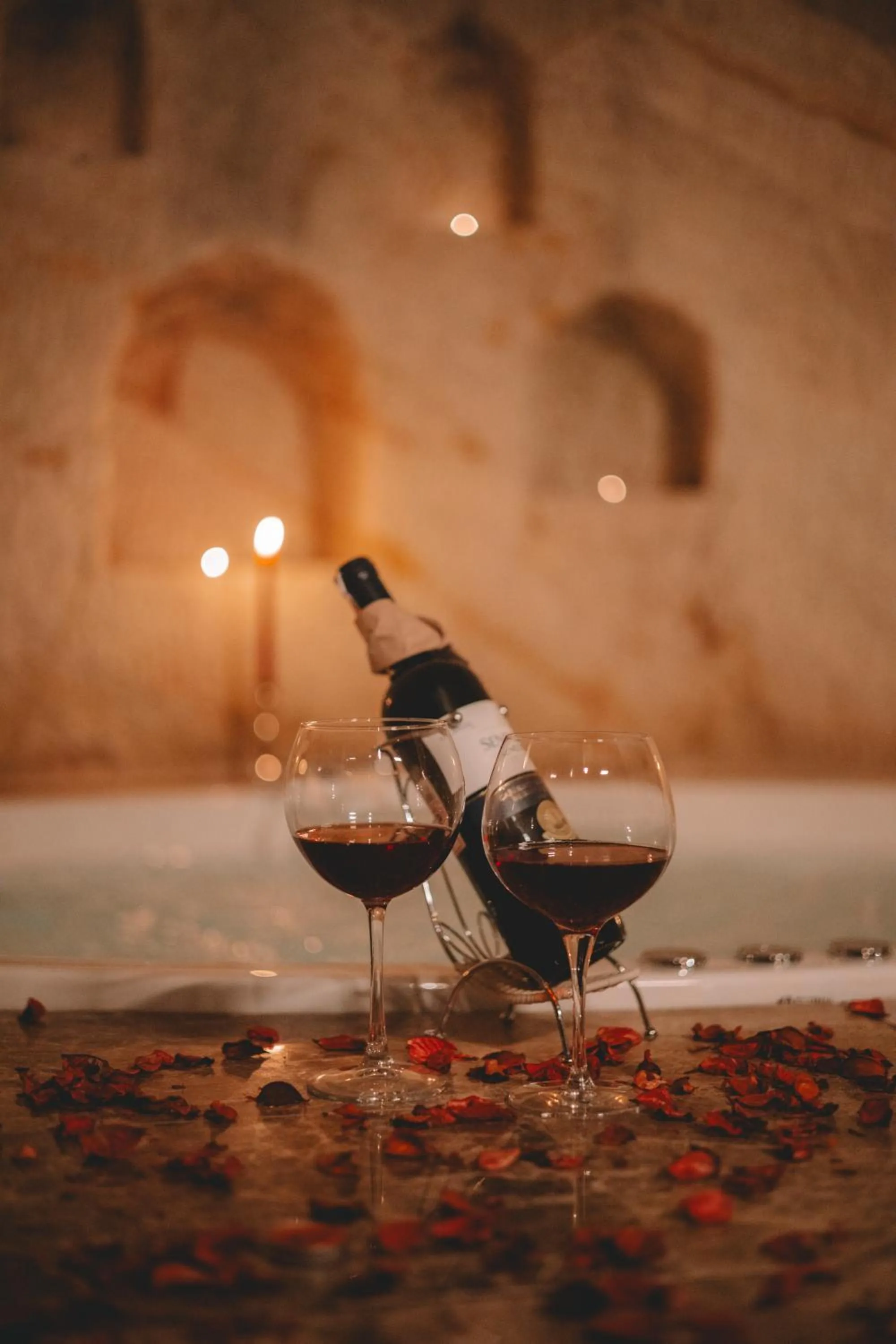 Bathroom in Solem Cave Suites