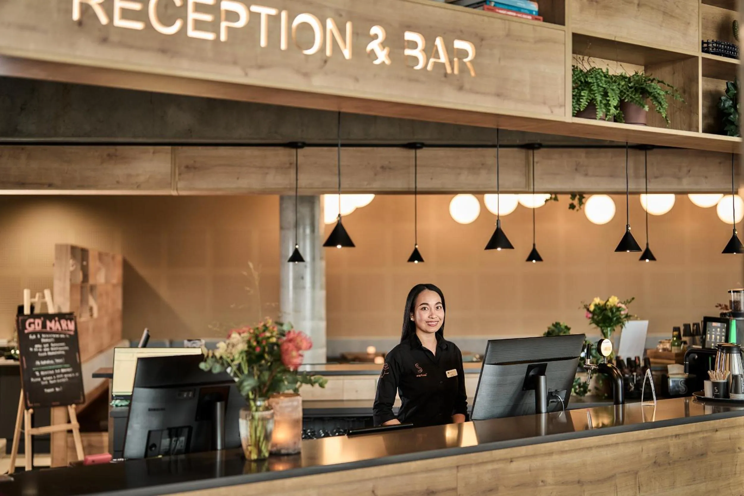 Lobby or reception in Smarthotel Bodø